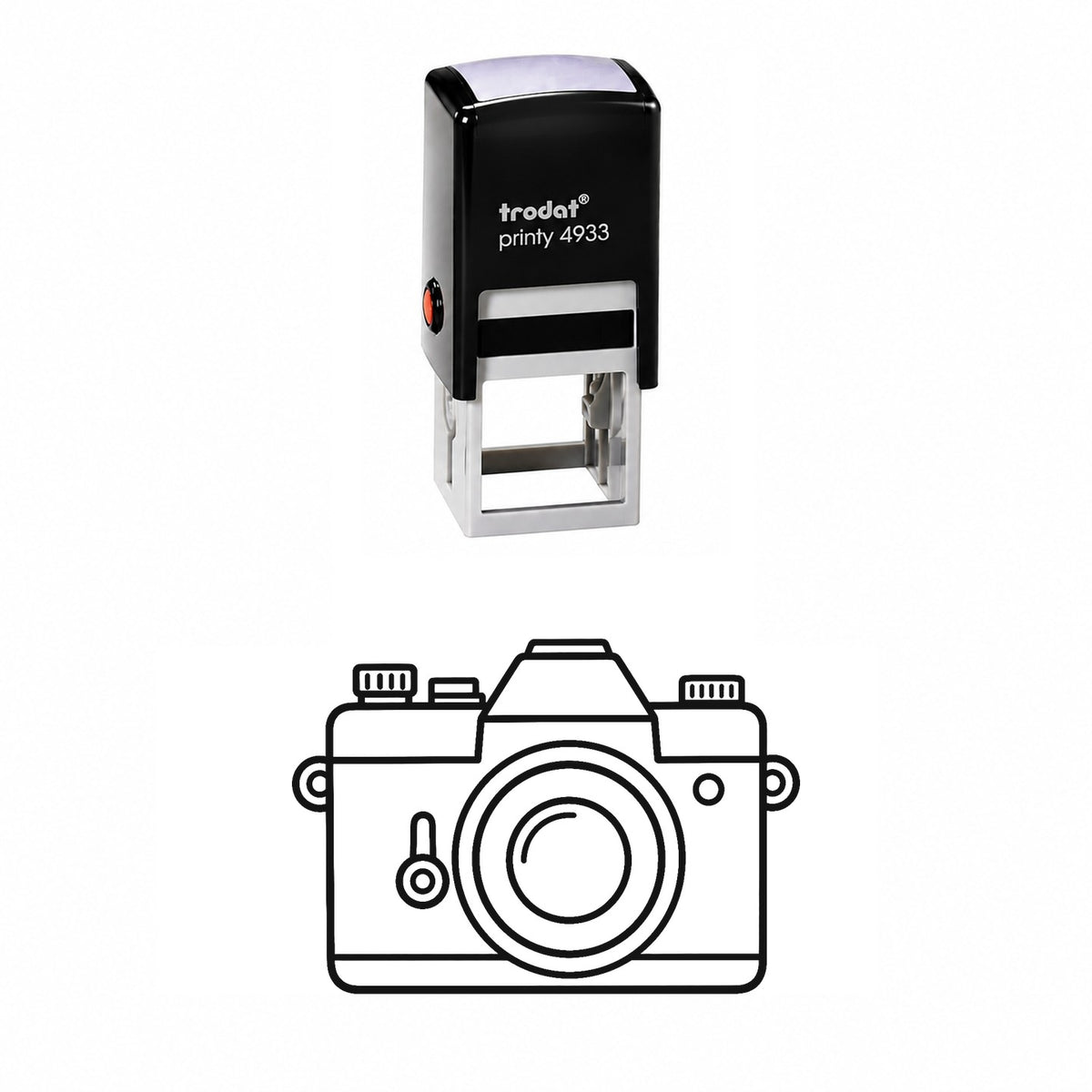 Camera Self-Inking Stamp