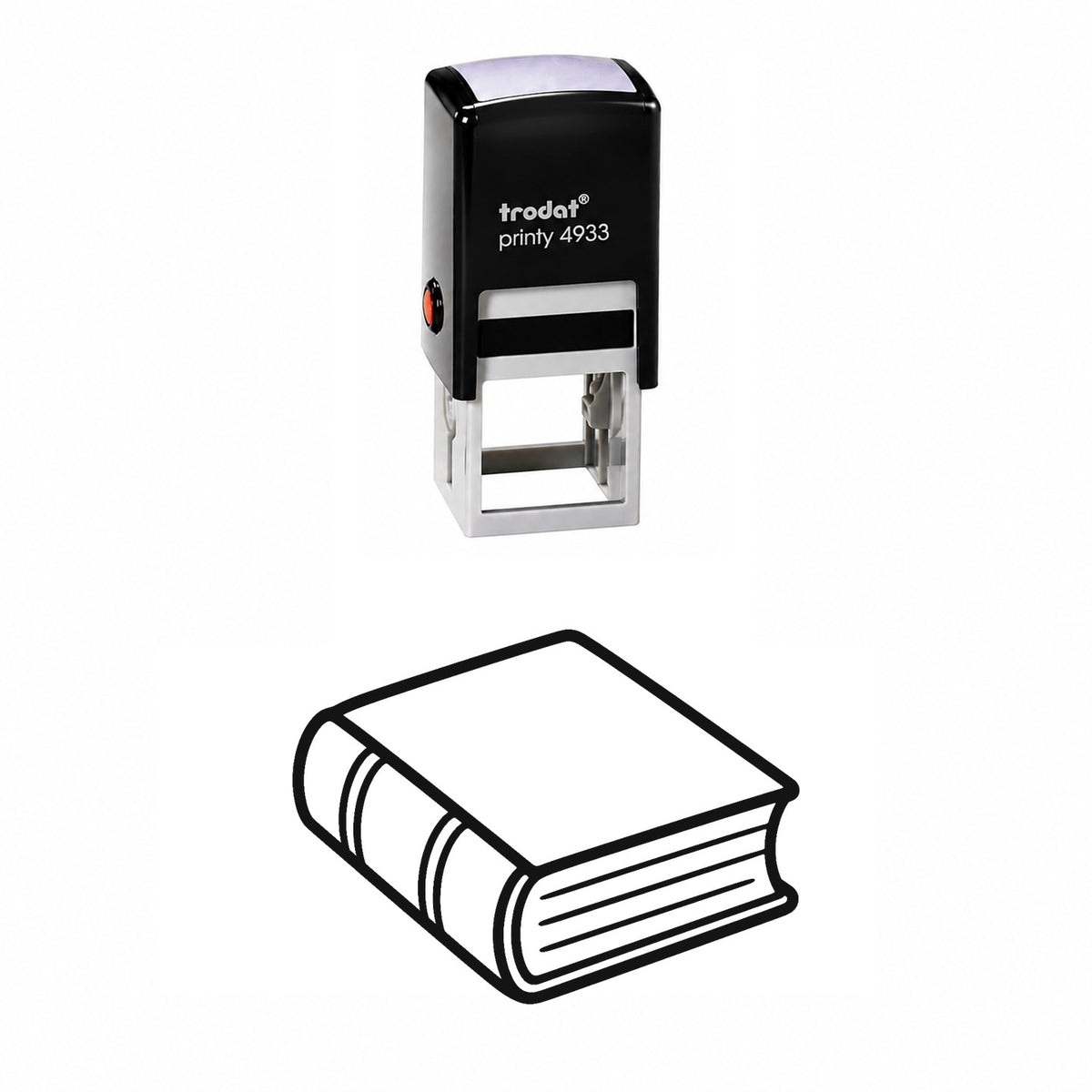 Book Self-Inking Stamp