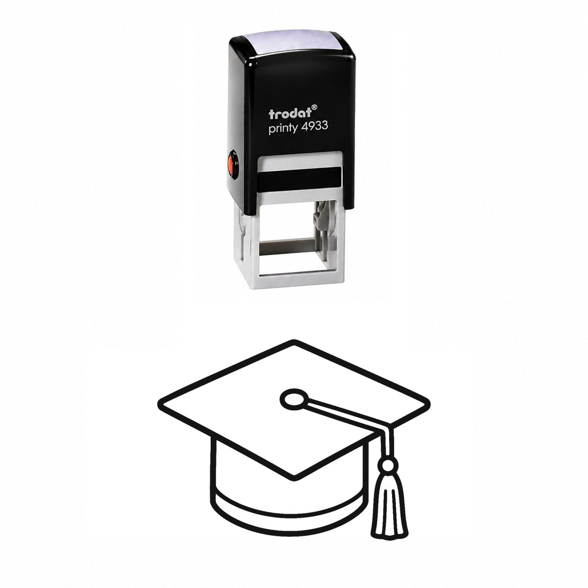 Graduation Cap Self-Inking Stamp
