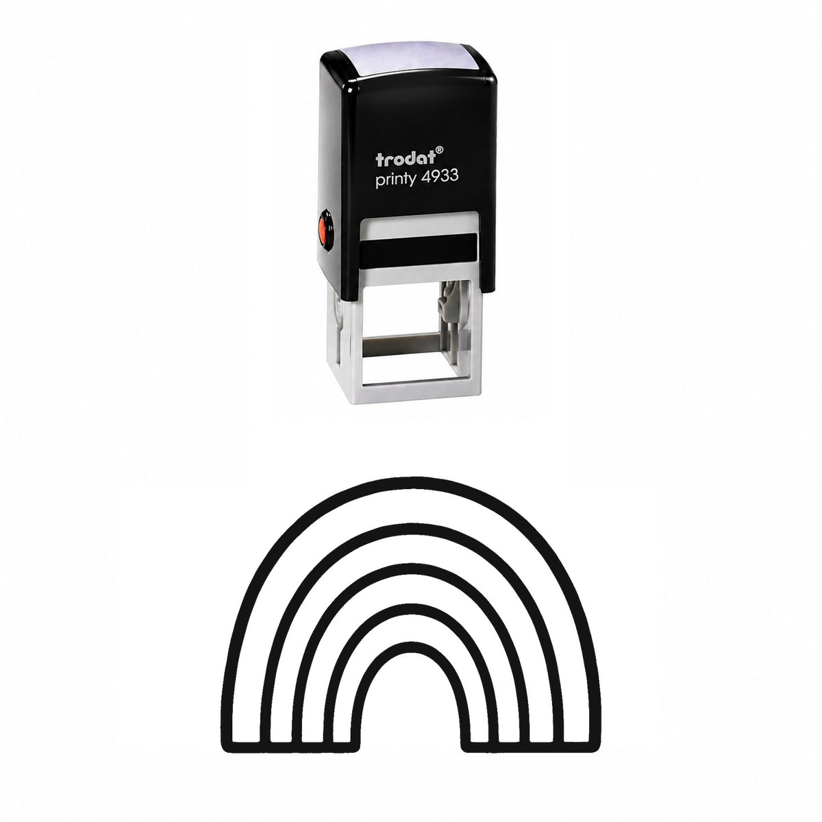 Rainbow Self-Inking Stamp