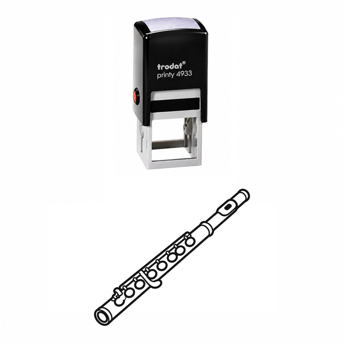 Flute Self-Inking Stamp