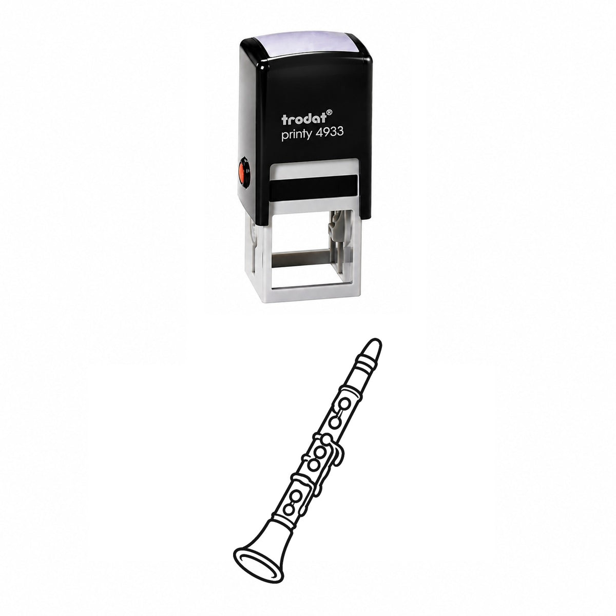 Clarinet Self-Inking Stamp