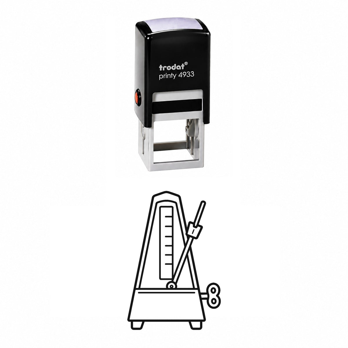 Metronome Self-Inking Stamp