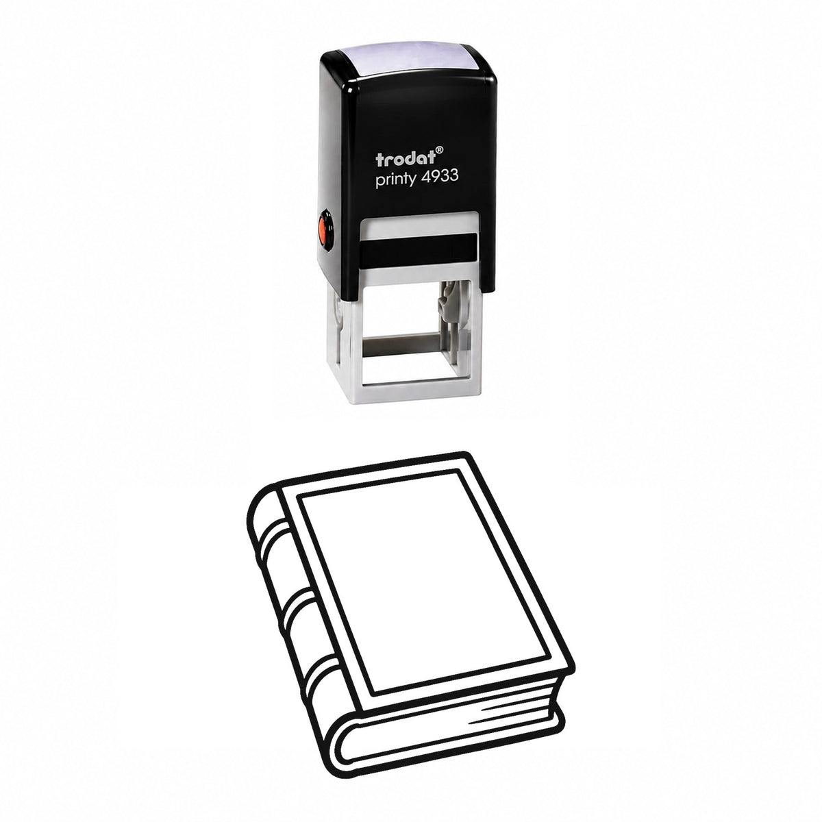 Closed Book Self-Inking Stamp