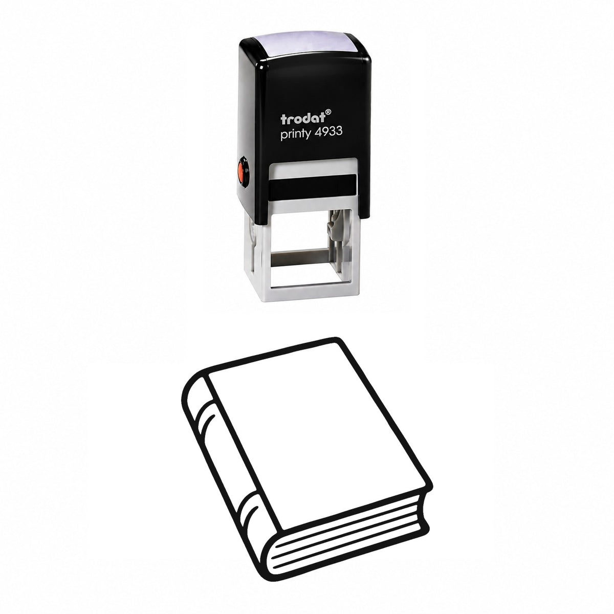 Paperback Book Self-Inking Stamp