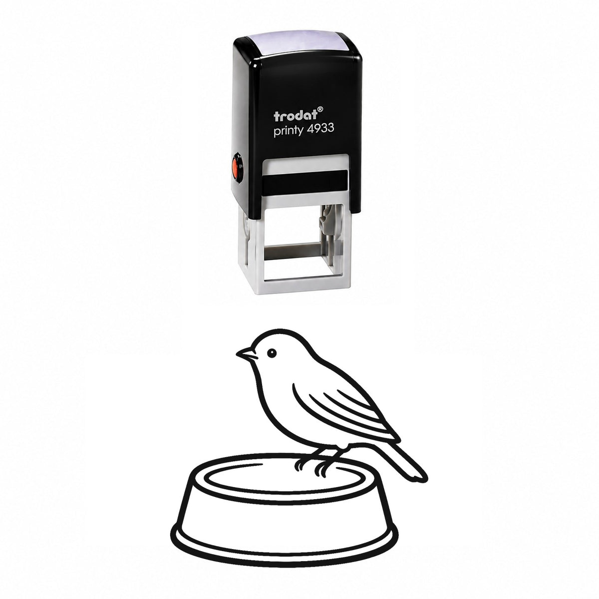 Pet Bowl Self-Inking Stamp