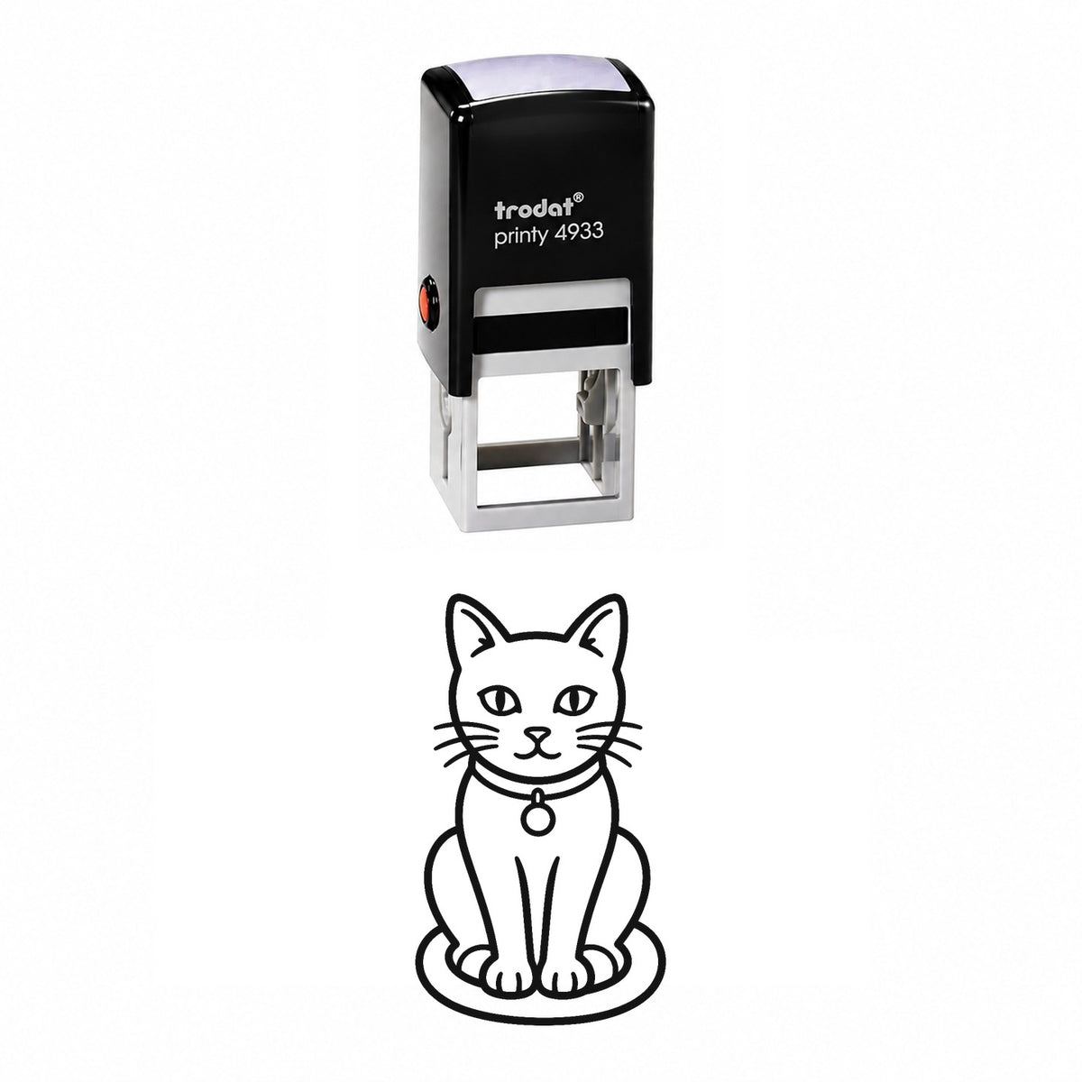 Cat Collar Self-Inking Stamp