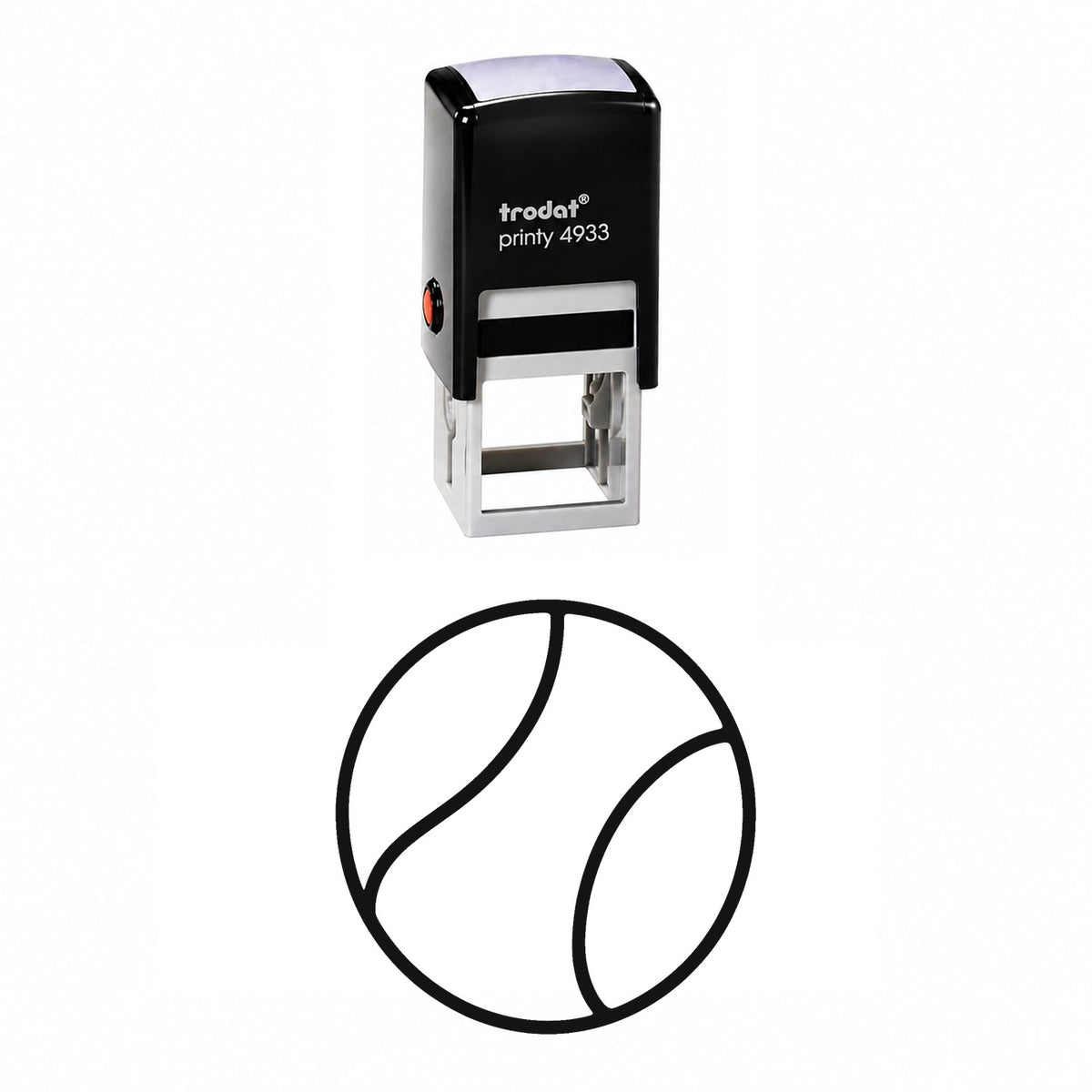 Tennis Ball Self-Inking Stamp