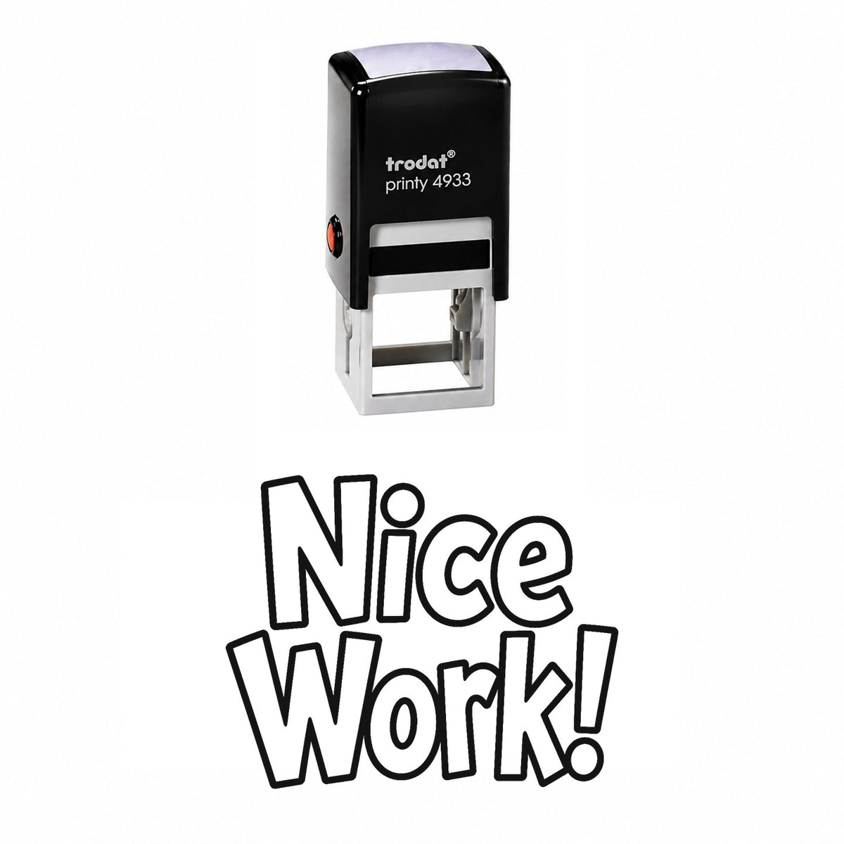 Nice Work Self-Inking Stamp