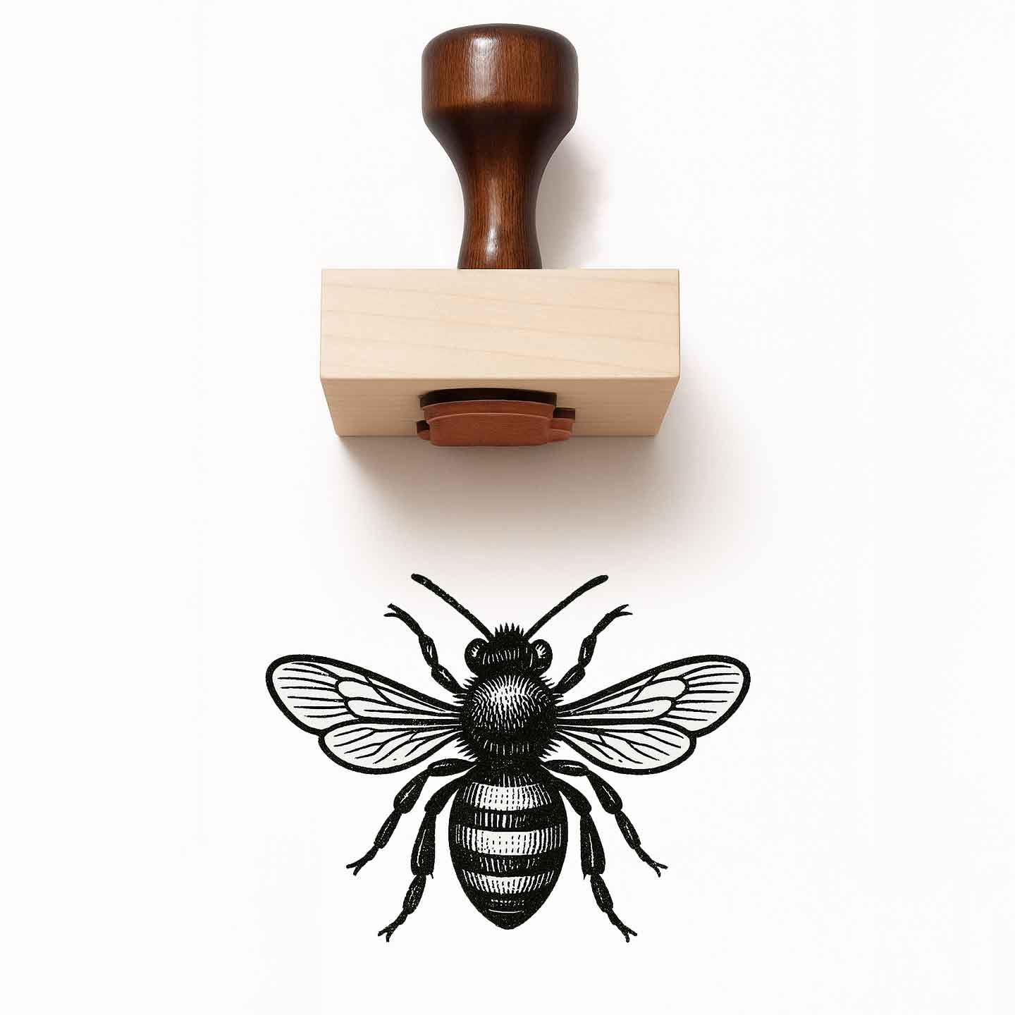 Bee Rubber Stamp