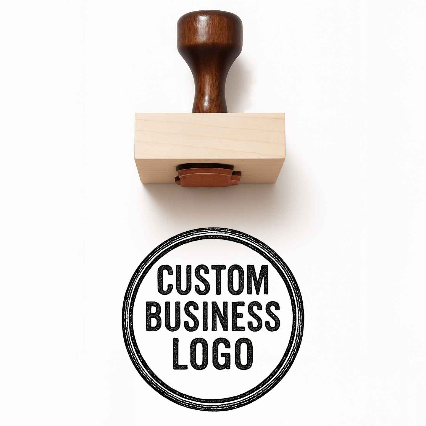 Custom Business Logo Rubber Stamp