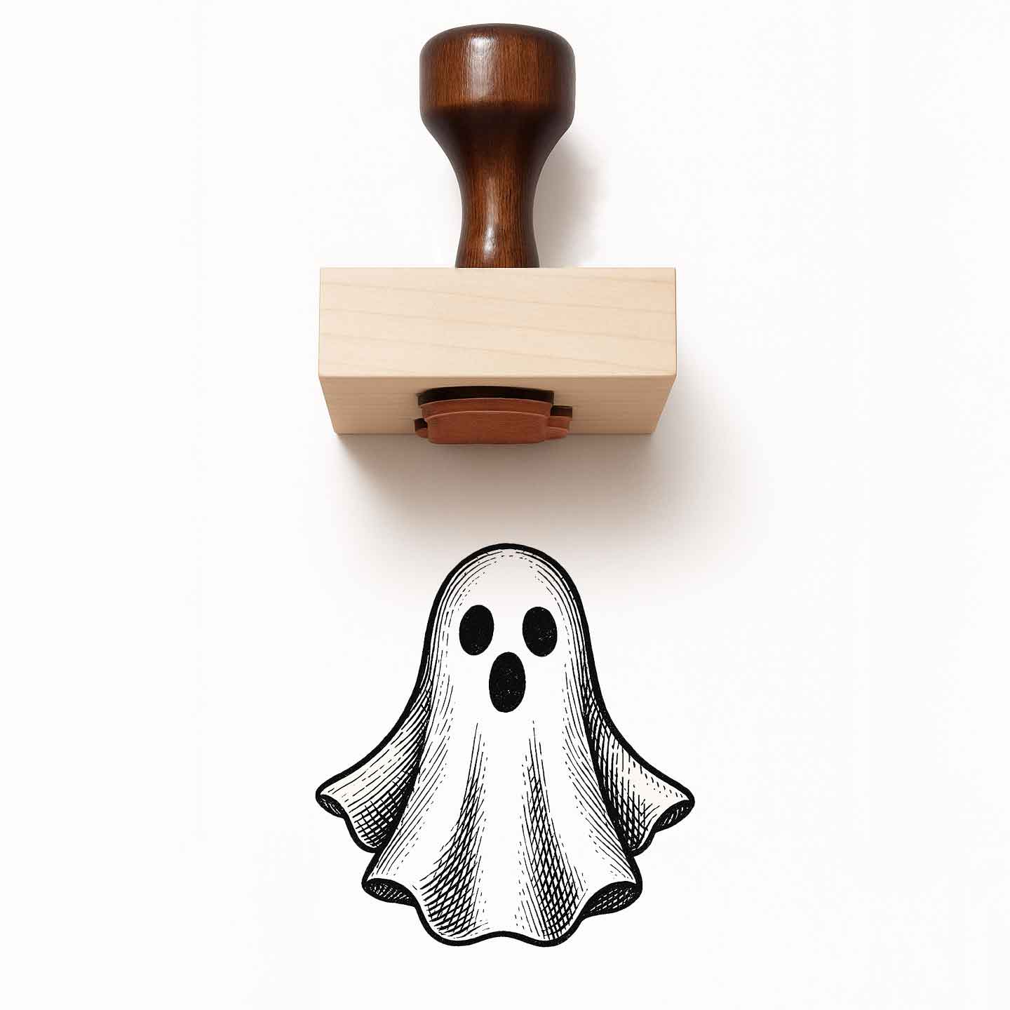 Ghost Rubber Stamp