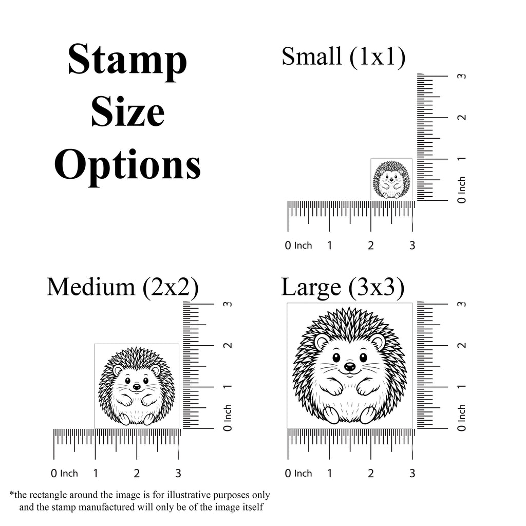 Button Chrysanthemum Bloom Head Rubber Stamp