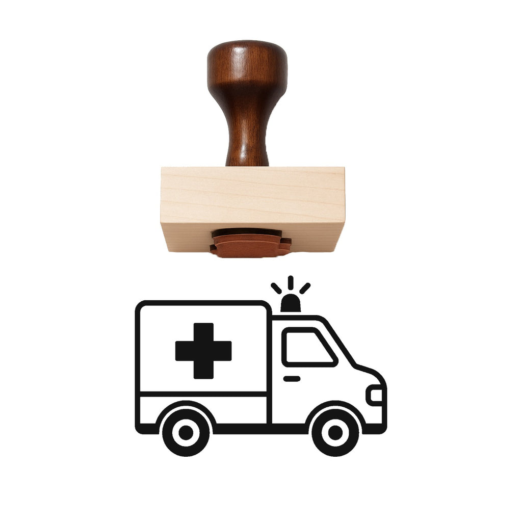 Ambulance Rubber Stamp