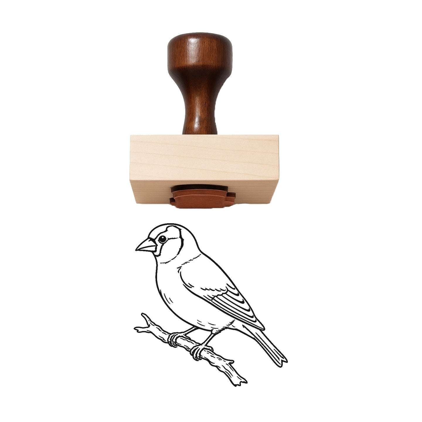 Goldfinch Rubber Stamp