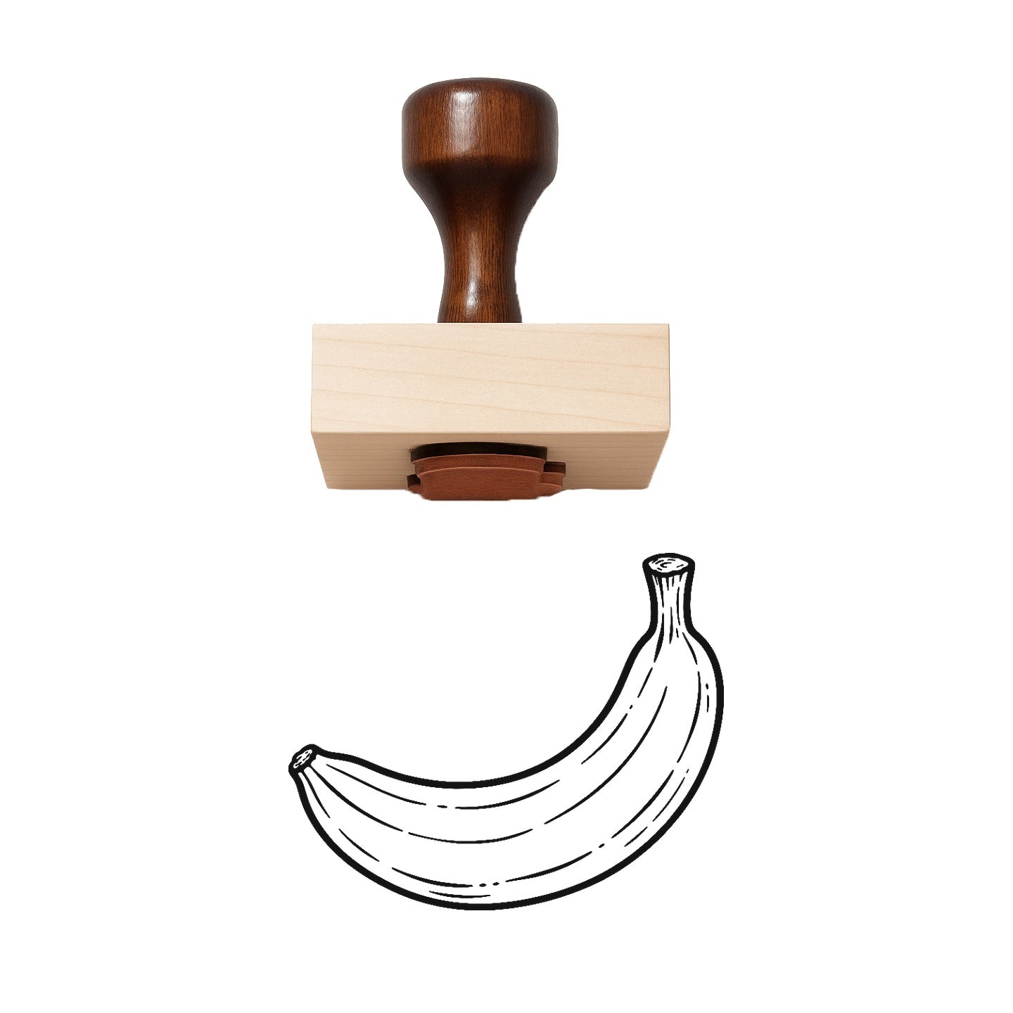 Banana Rubber Stamp
