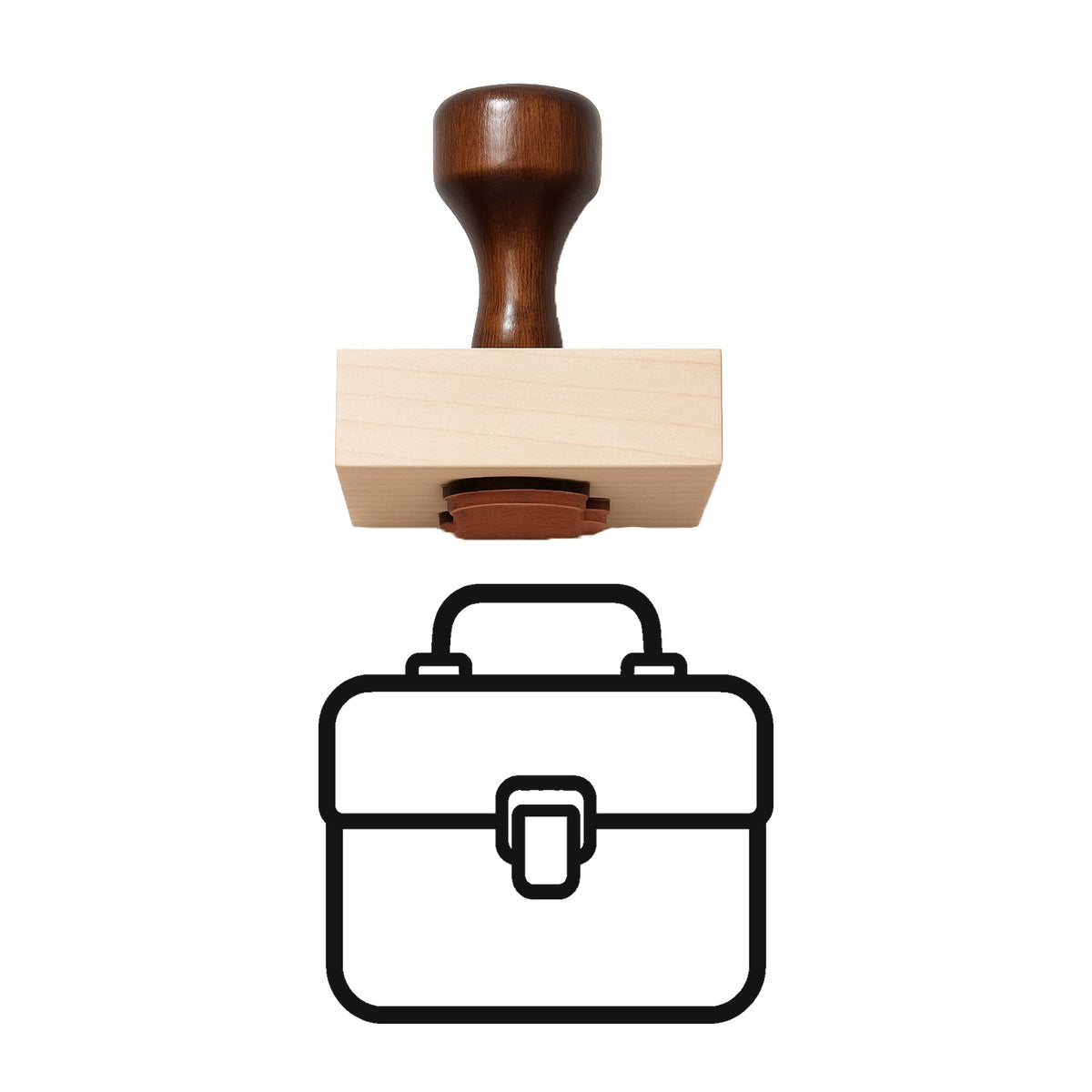 Lunchbox Rubber Stamp