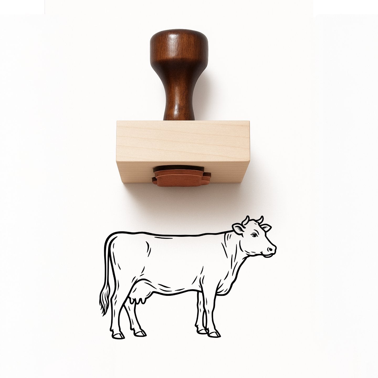 Cow Rubber Stamp