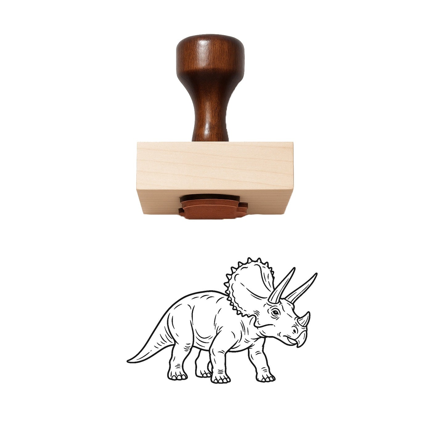 Einiosaurus Rubber Stamp