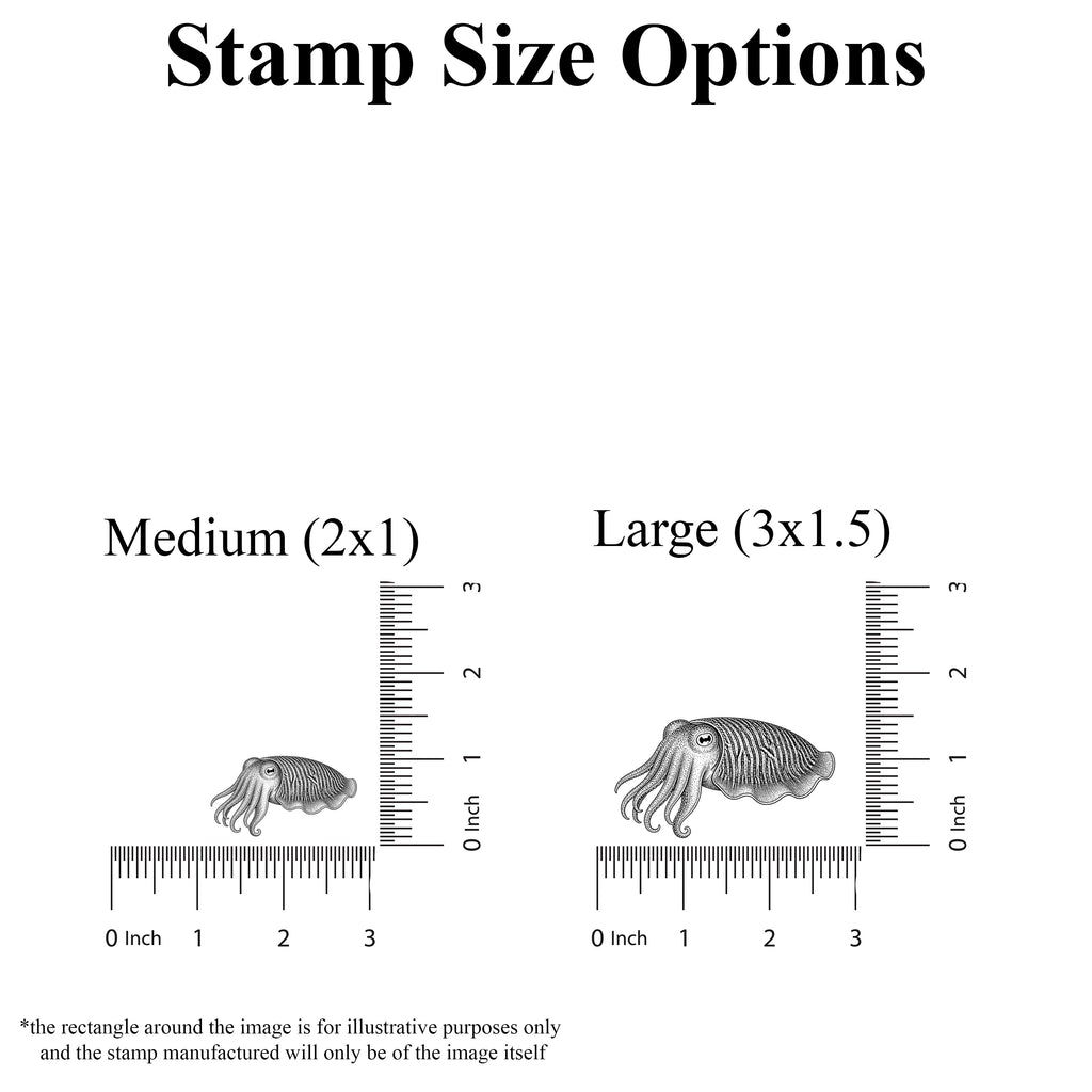 Cuttlefish Rubber Stamp