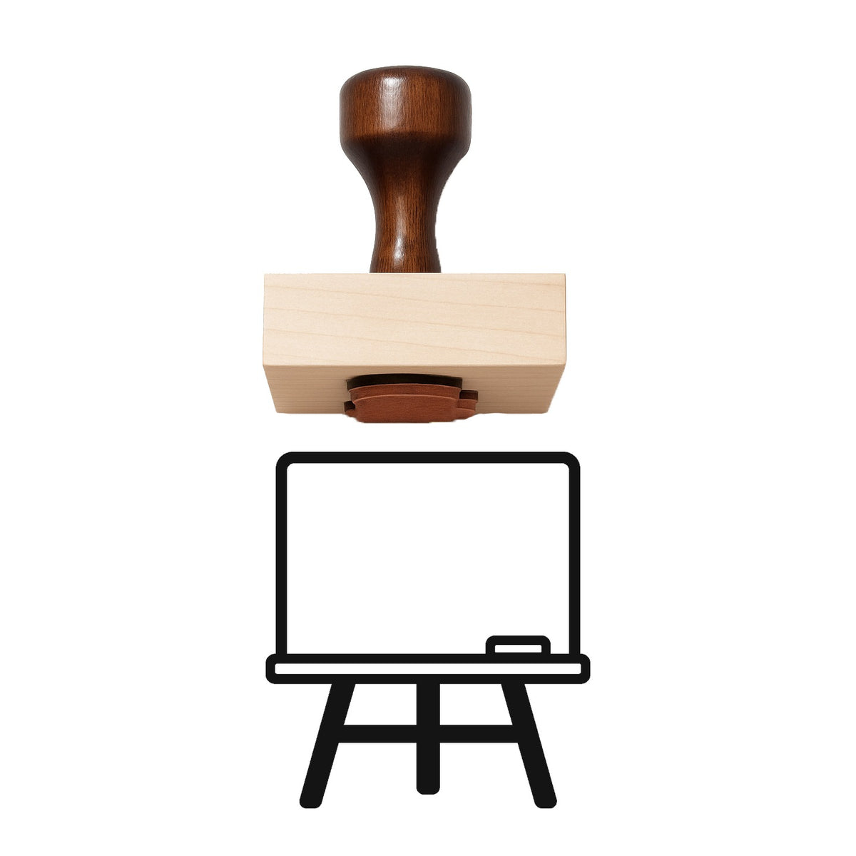 Chalkboard Rubber Stamp
