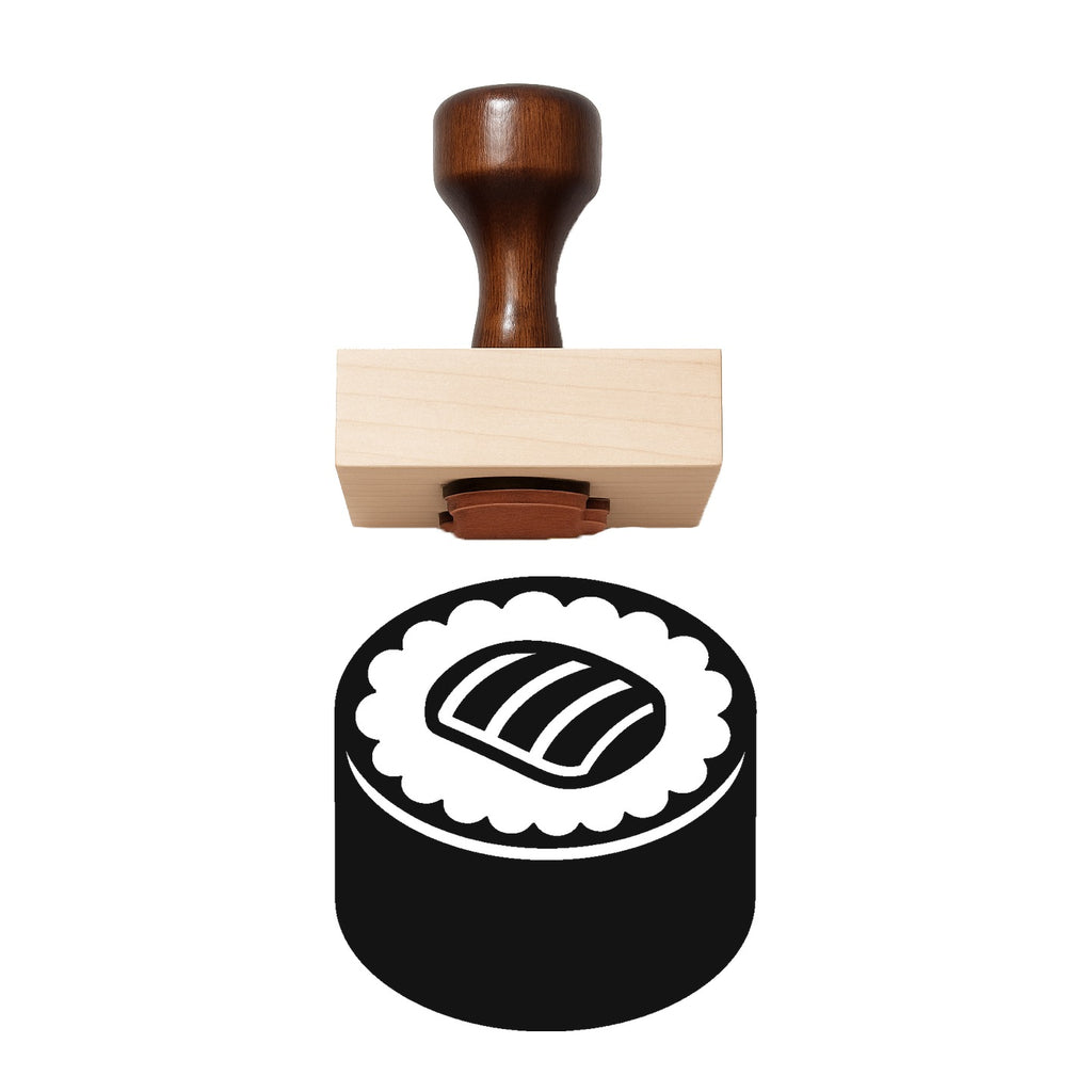 Sushi Roll Rubber Stamp