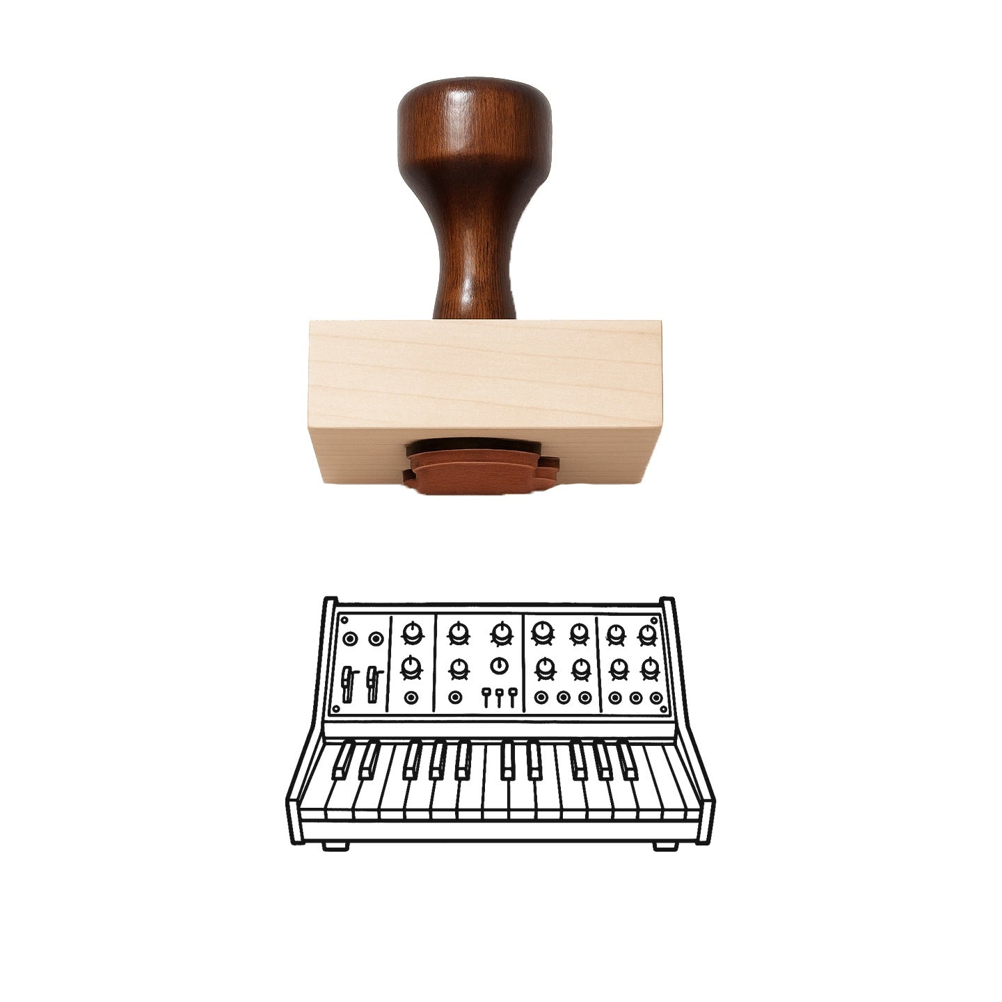 Synthesizer Rubber Stamp