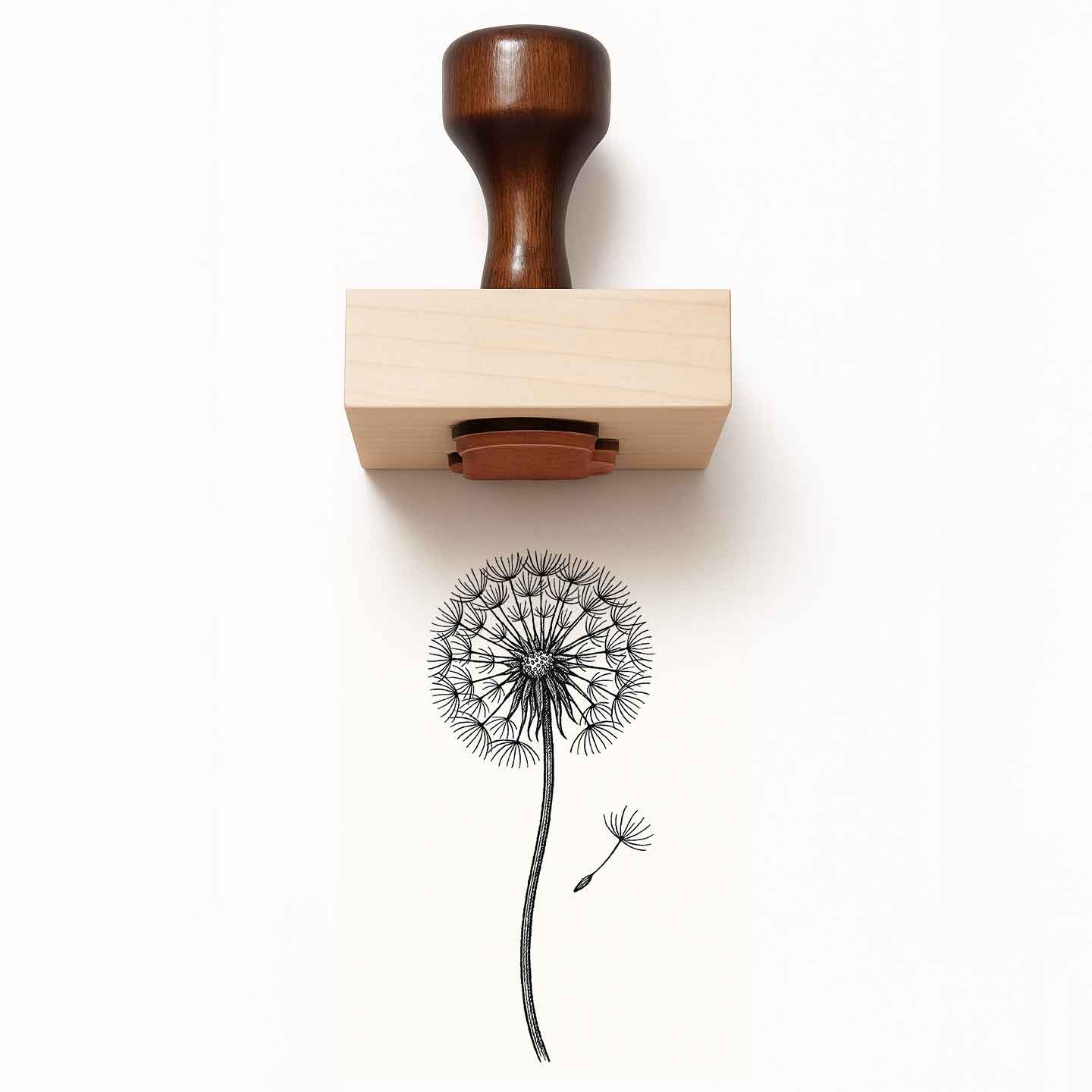 Dandelion Rubber Stamp