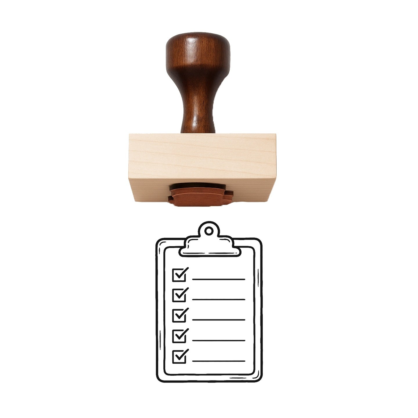 Checklist Rubber Stamp