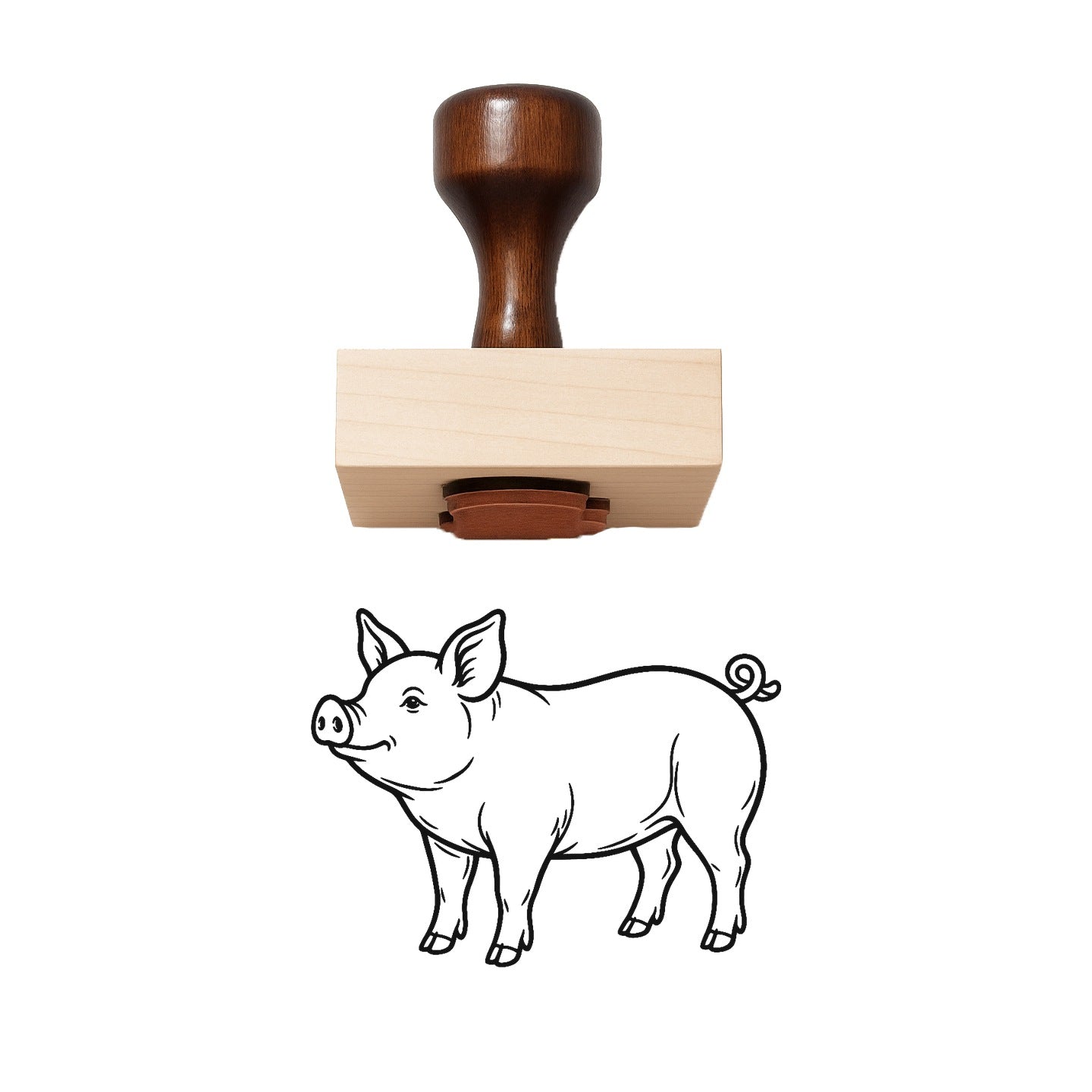 Bacon Rubber Stamp