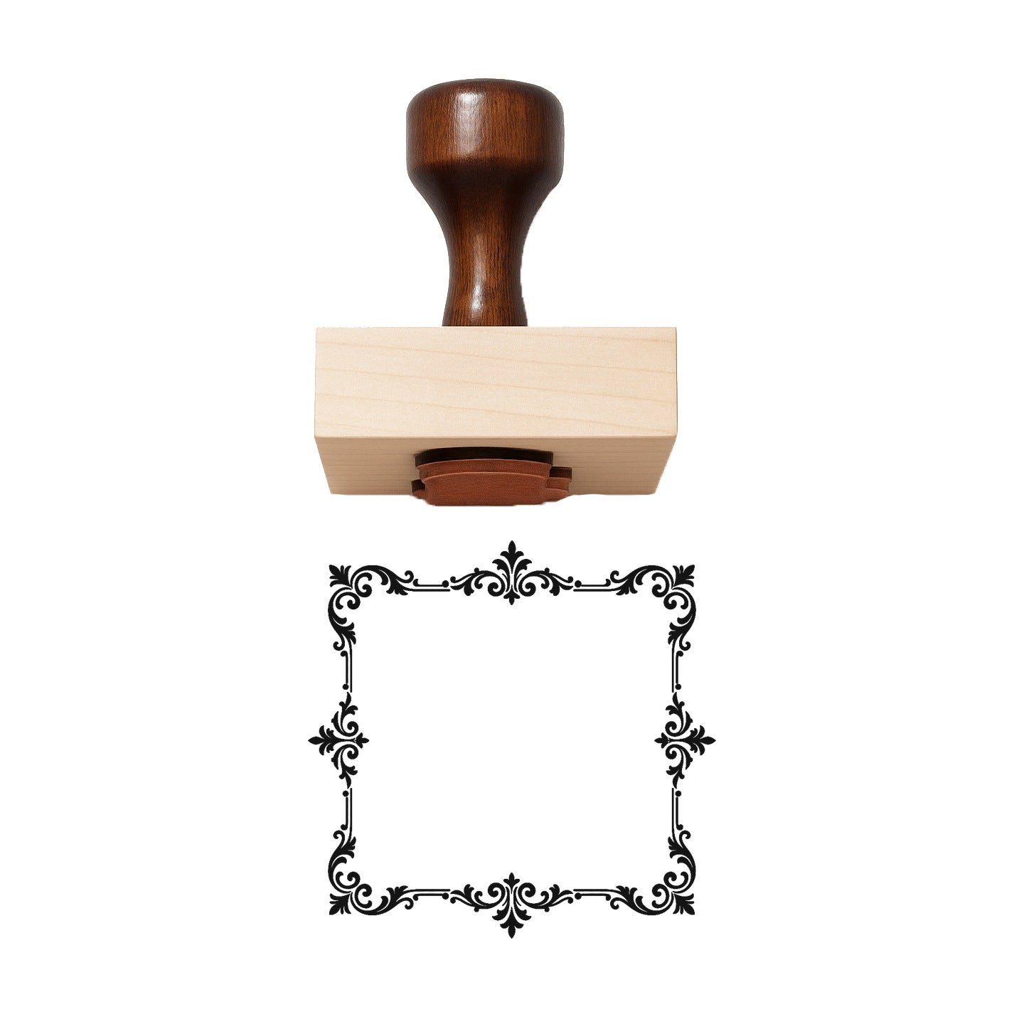 Victorian Ornate Frame Rubber Stamp