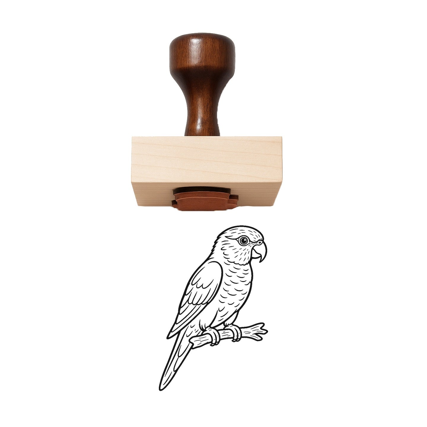 Lorikeet Rubber Stamp