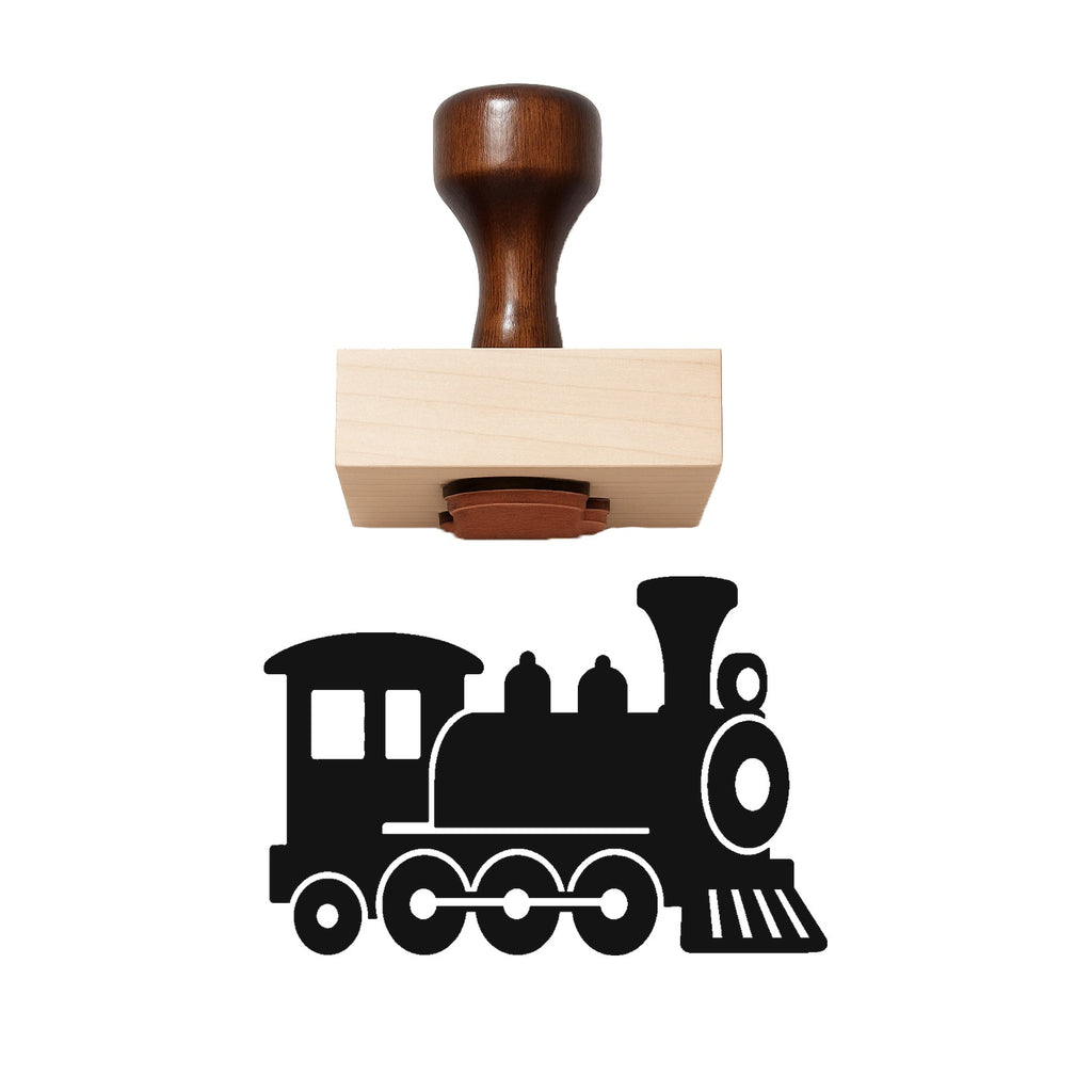 Train Rubber Stamp