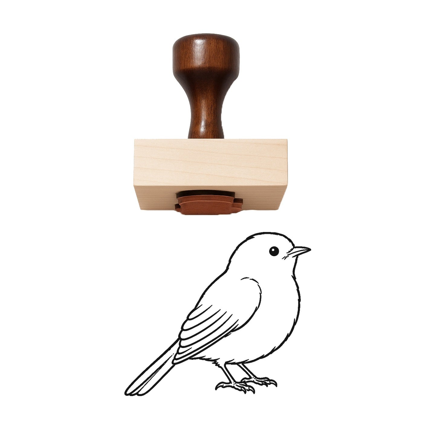Noodle Bowl Rubber Stamp