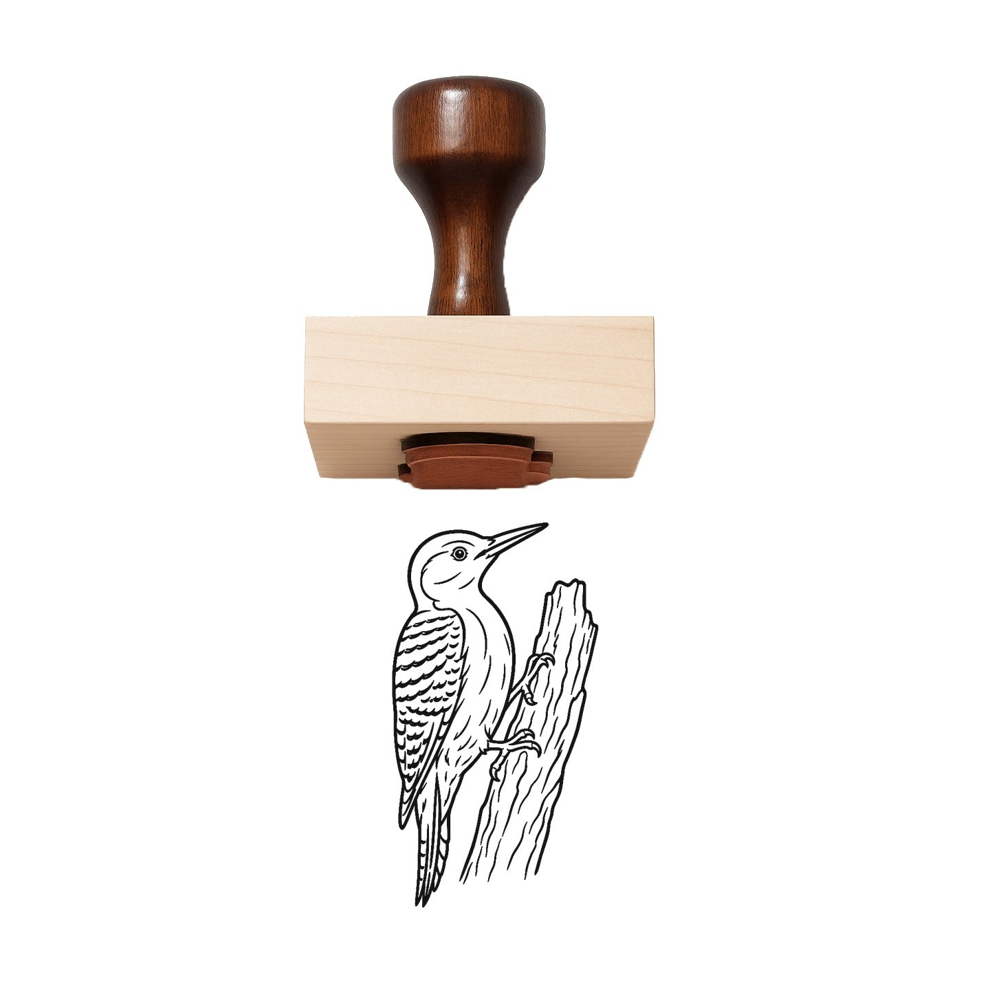 Red-bellied Woodpecker Rubber Stamp