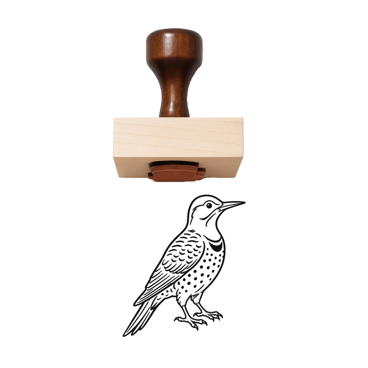 Flicker Rubber Stamp