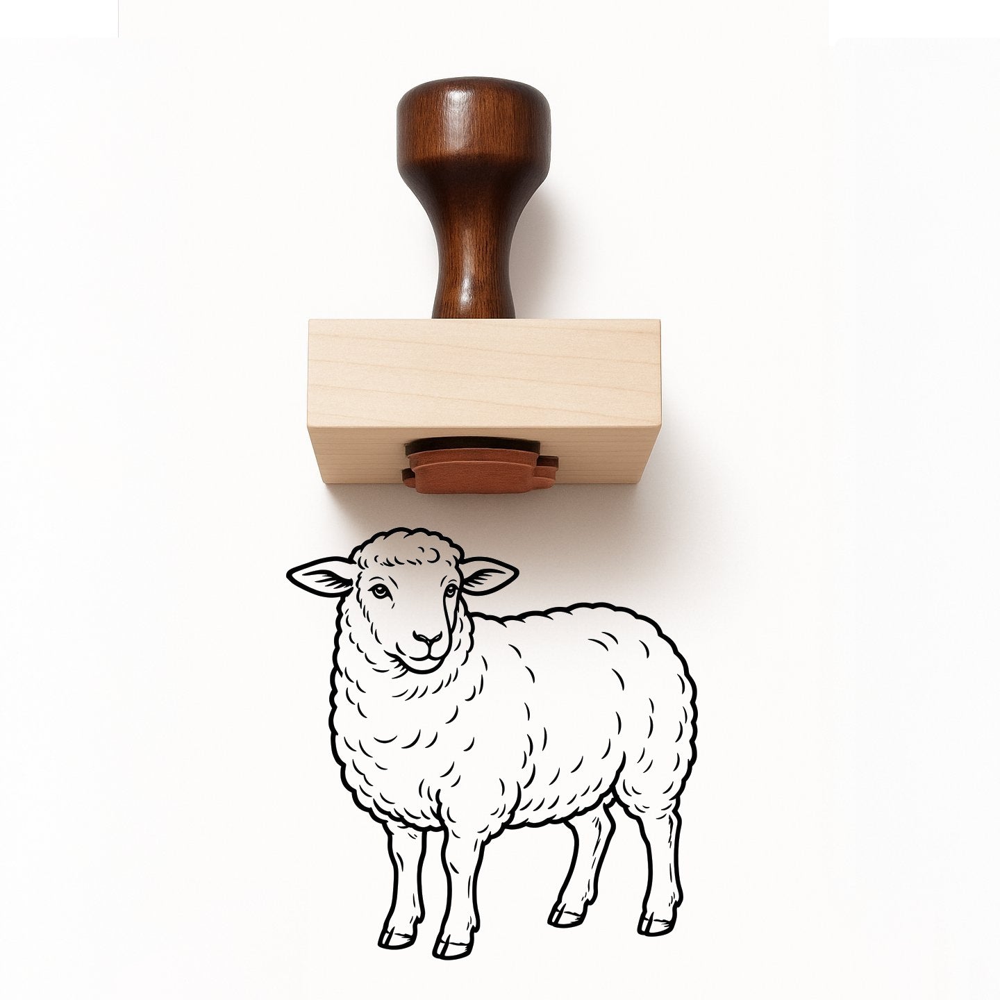 Sheep Rubber Stamp
