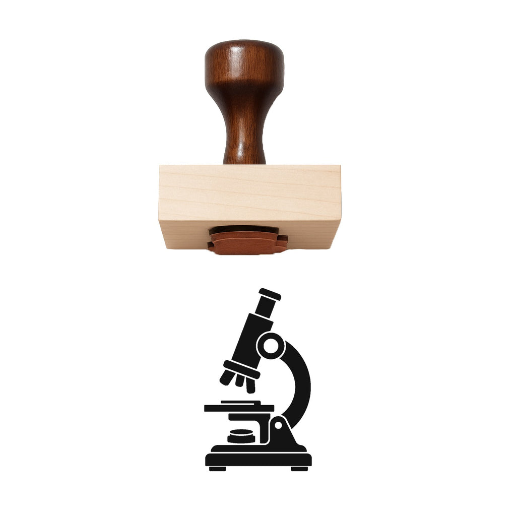 Microscope Rubber Stamp