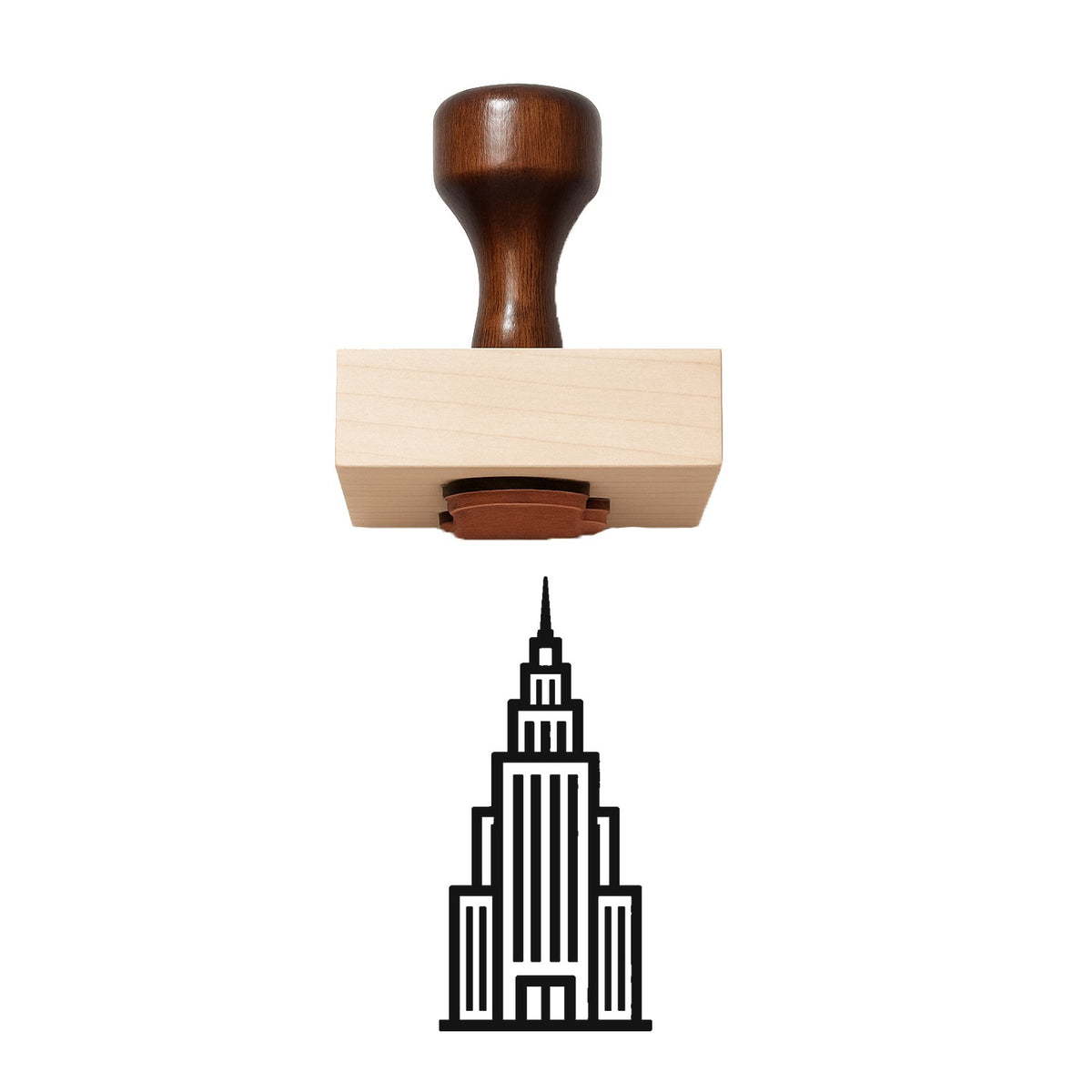 Skyscraper Rubber Stamp