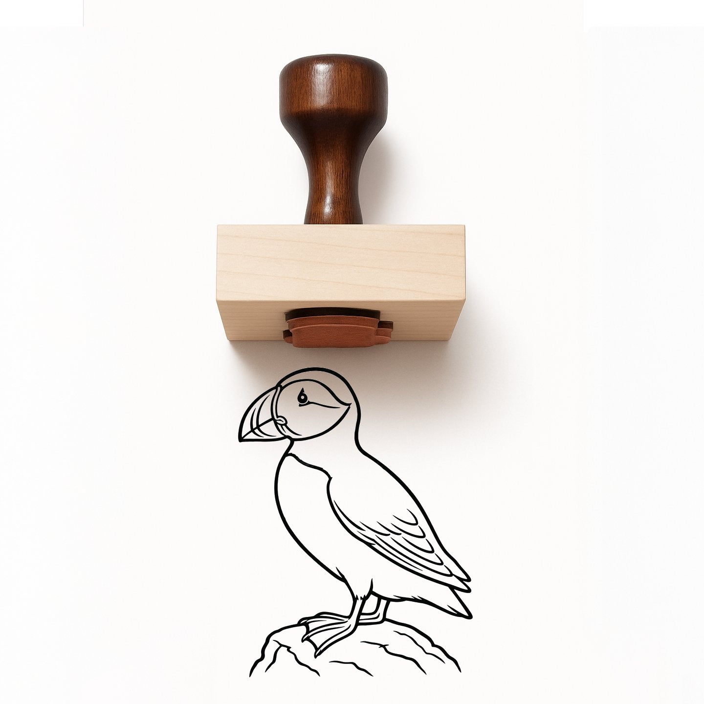 Puffin Rubber Stamp