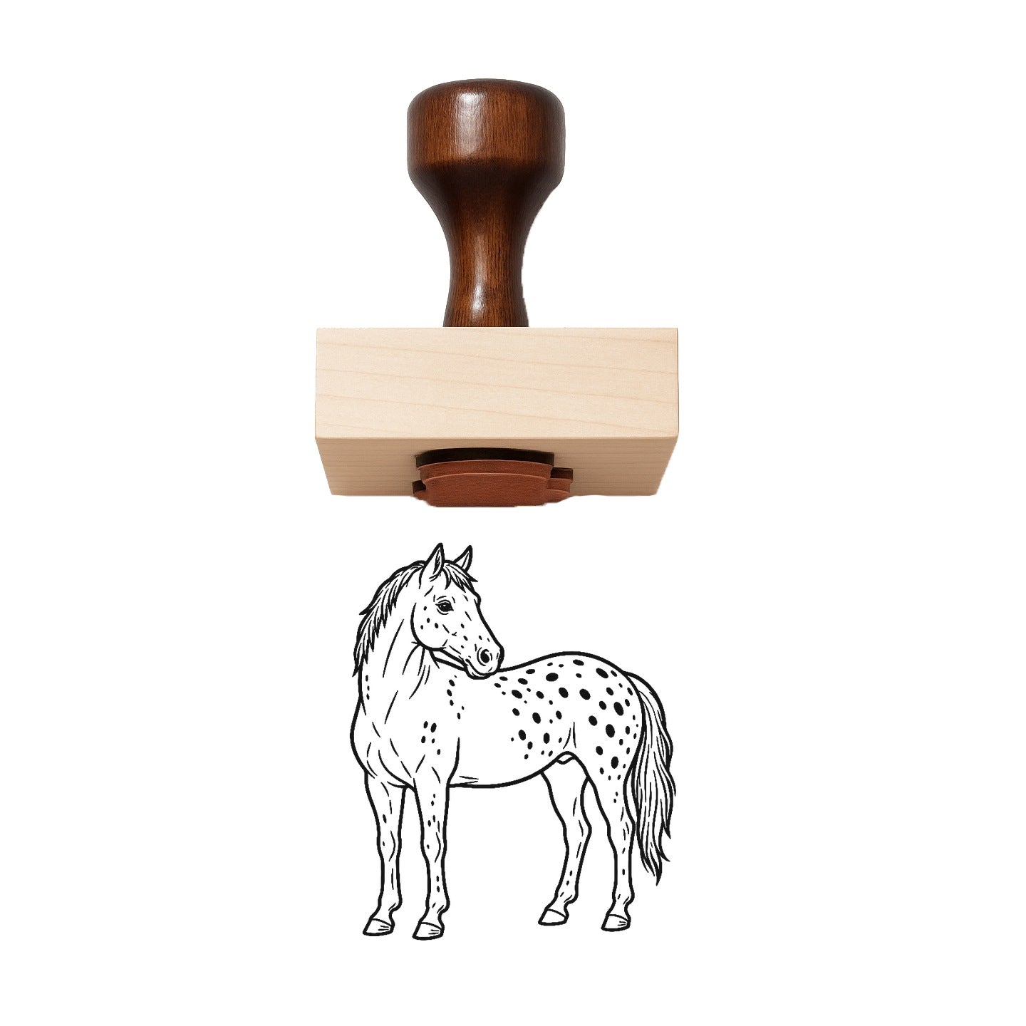 Appaloosa Rubber Stamp