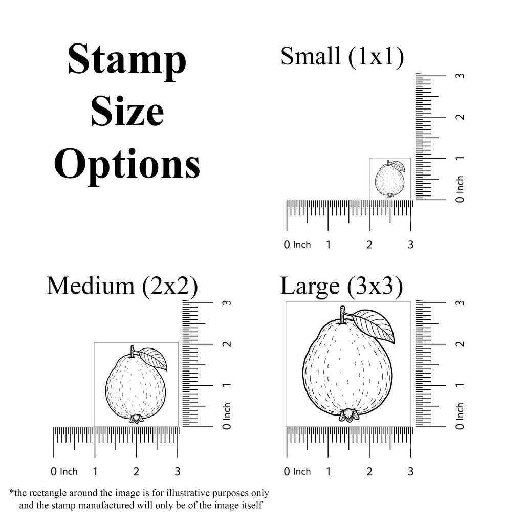 Guava Rubber Stamp