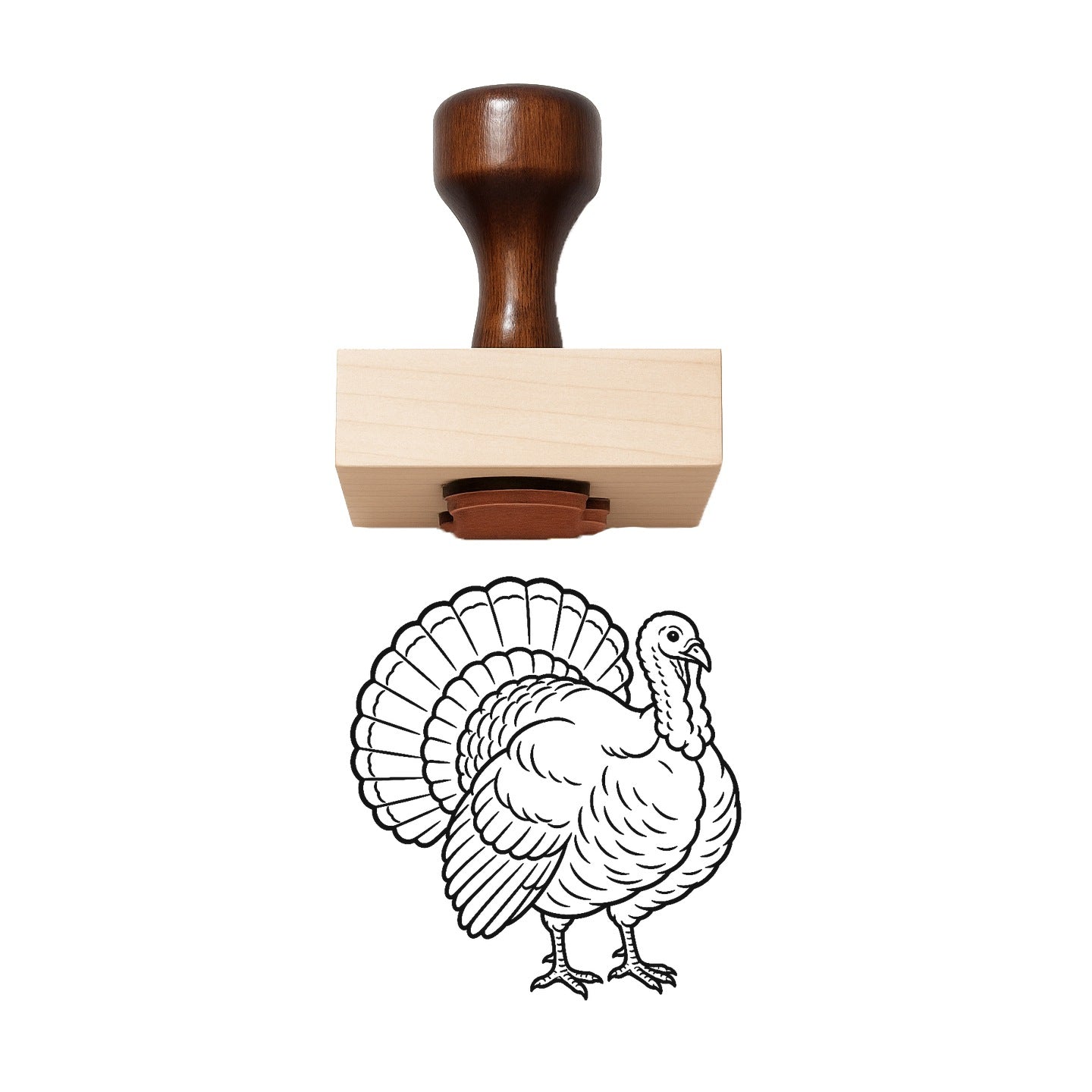 Turkey Rubber Stamp
