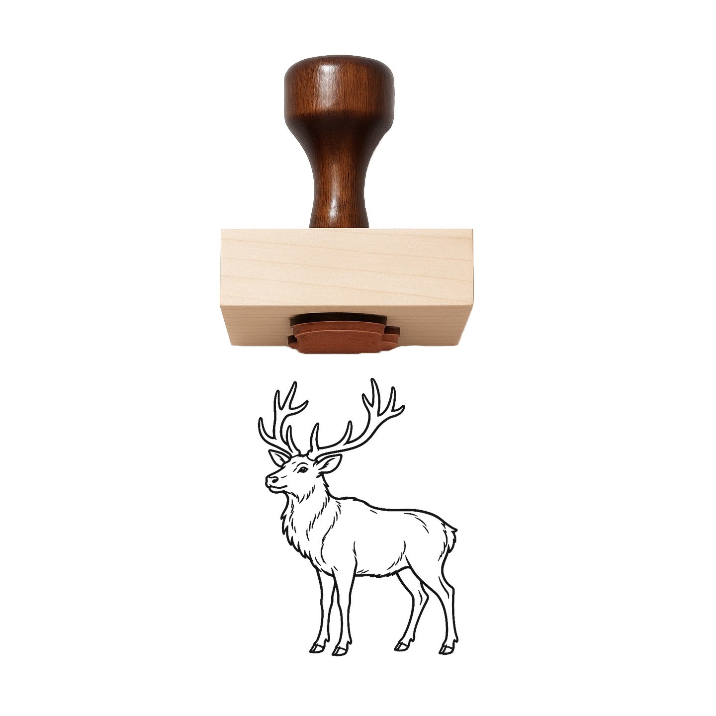 Elk Rubber Stamp