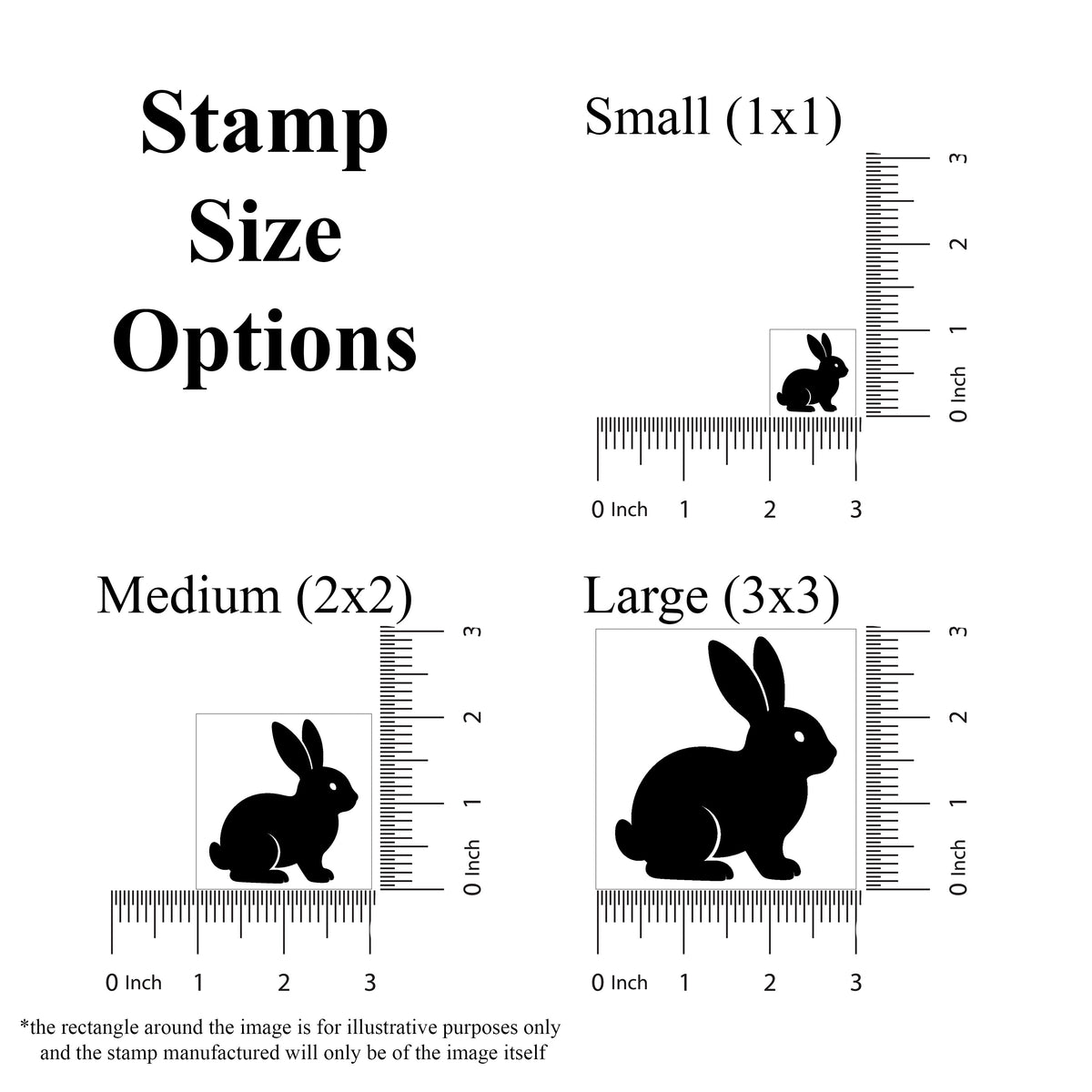 Rabbit Rubber Stamp