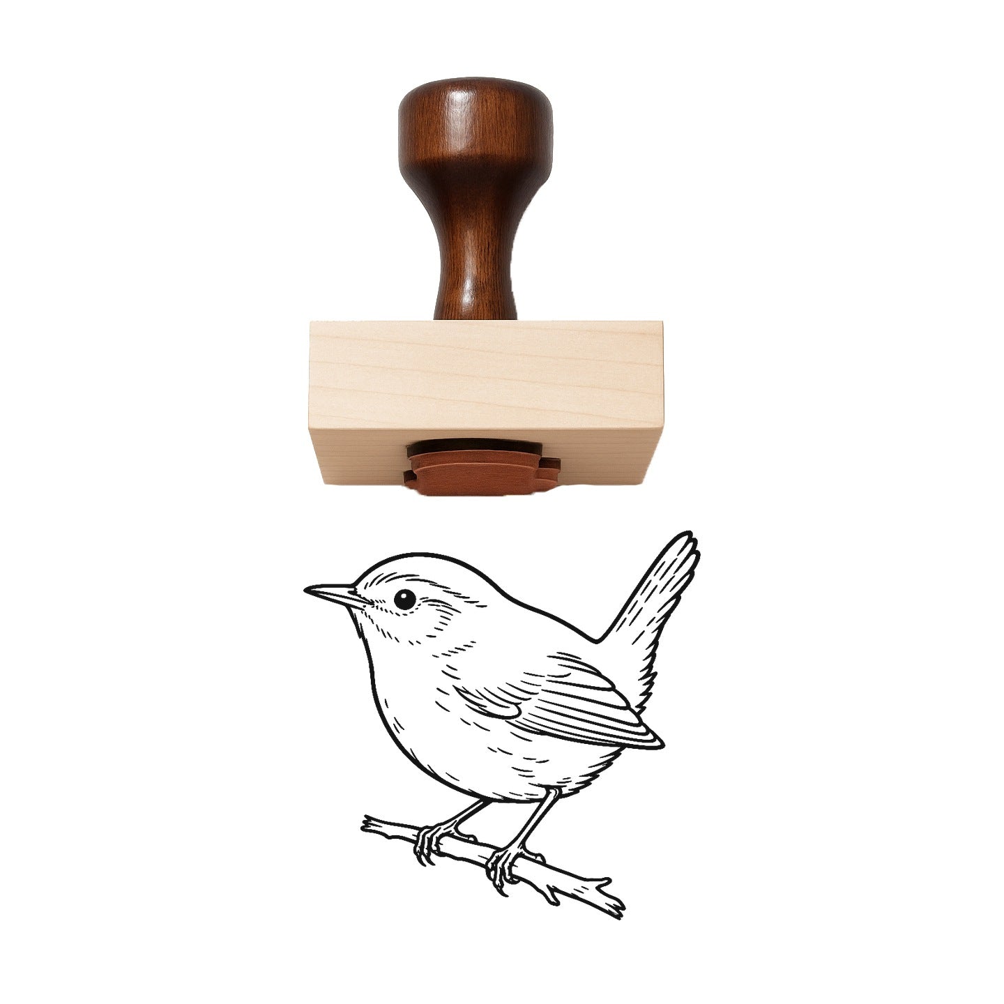 Wren Rubber Stamp