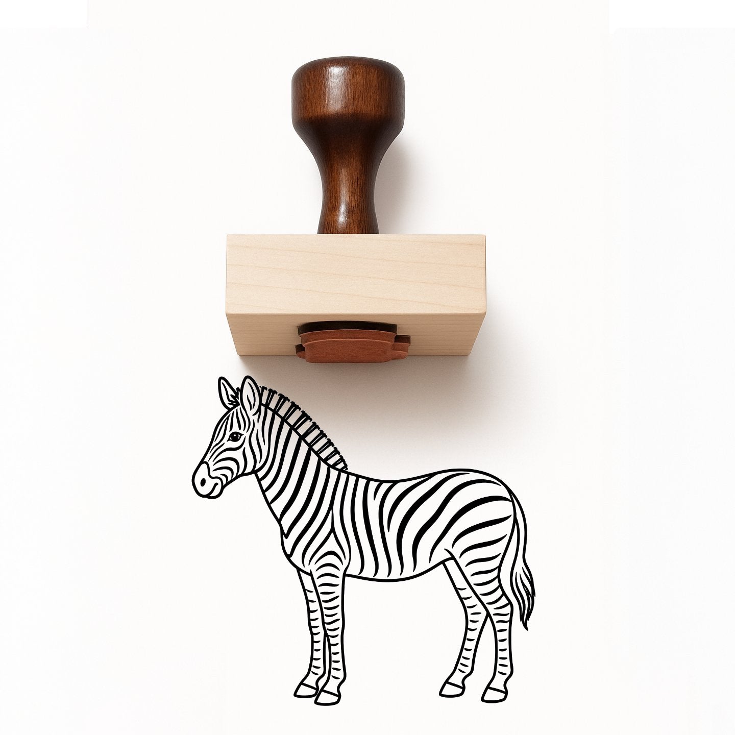 Zebra Rubber Stamp