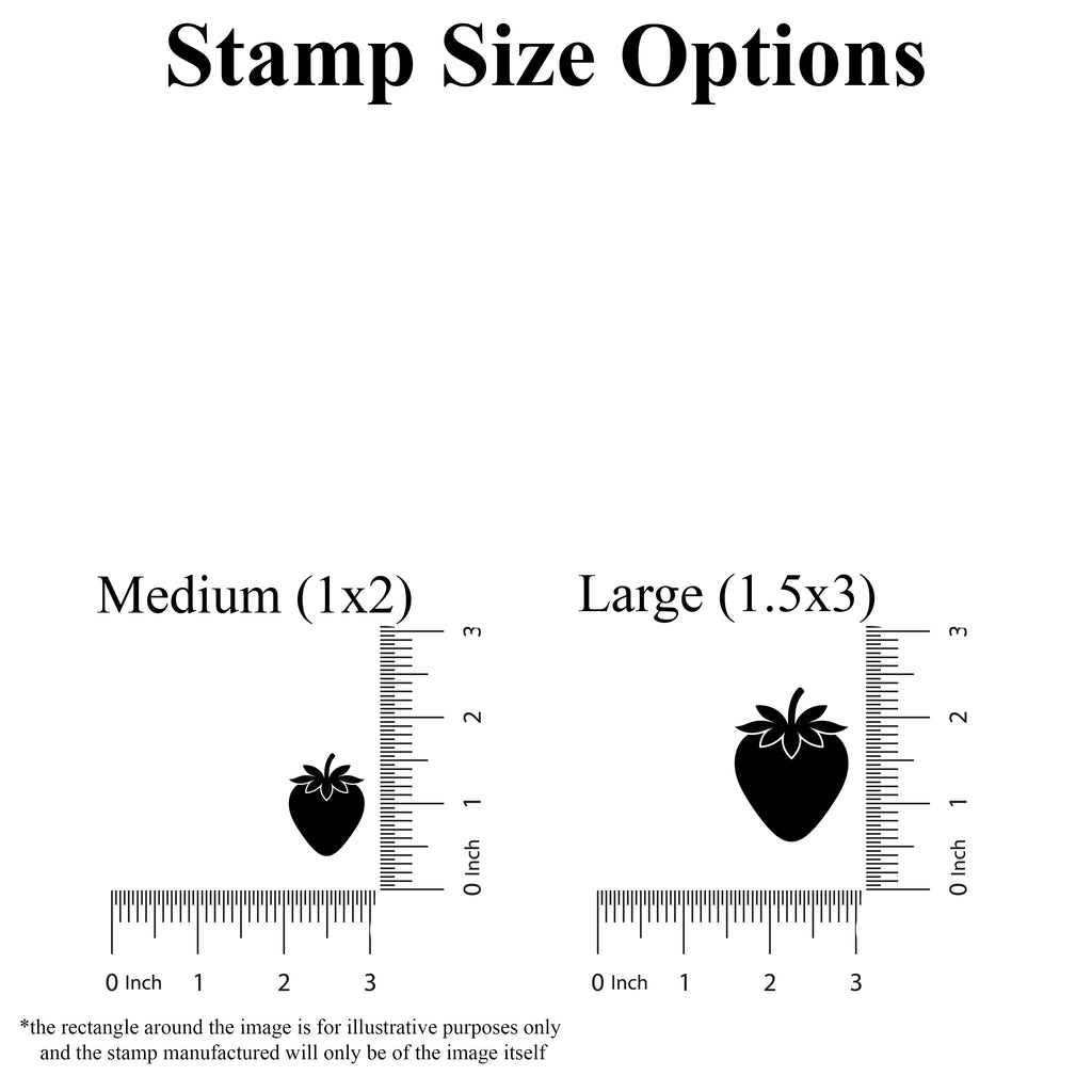 Strawberry Rubber Stamp