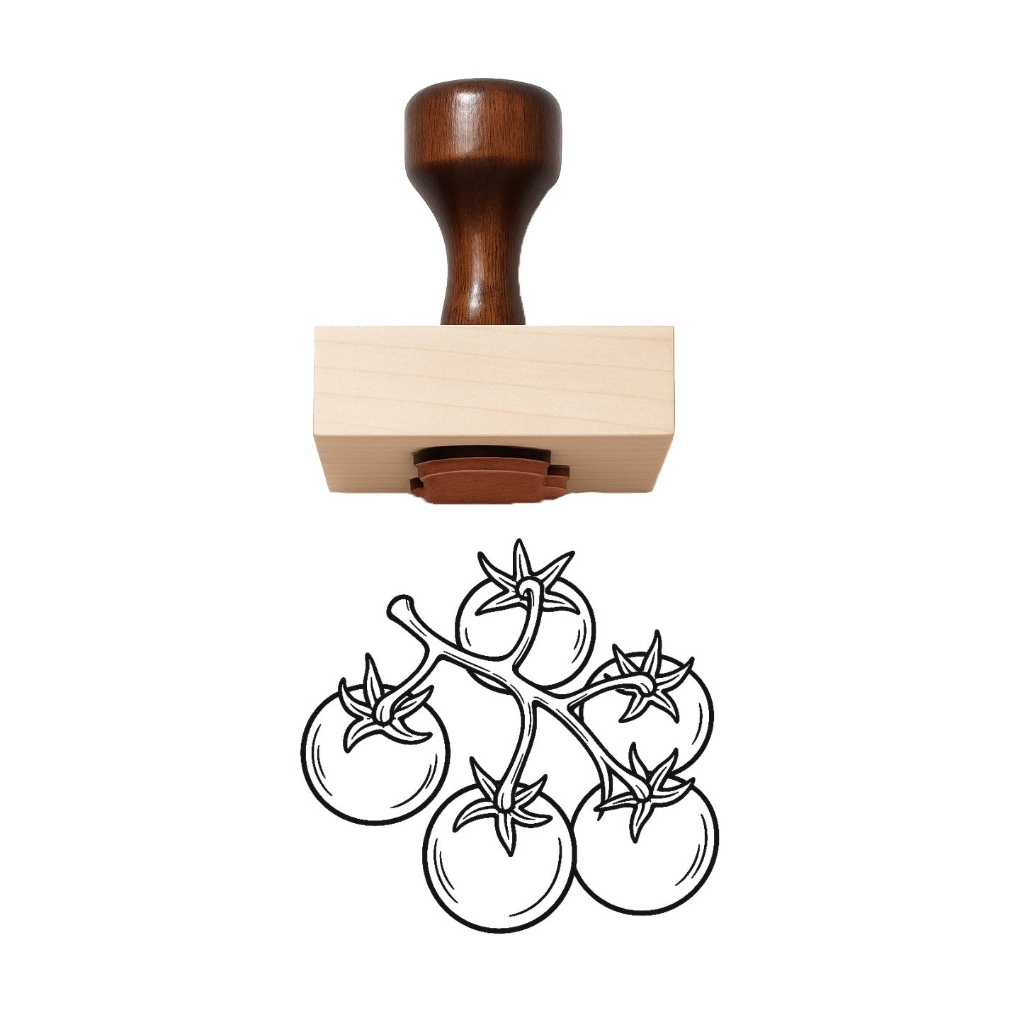 Cherry Tomatoes Rubber Stamp