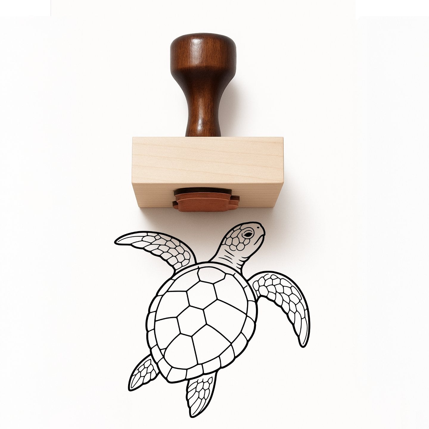 Turtle Rubber Stamp